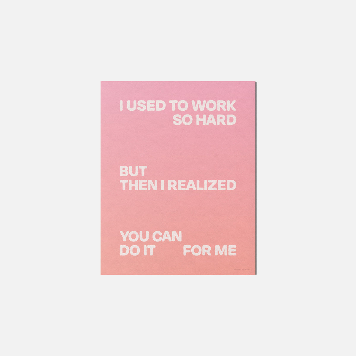 REALIZED PRINT