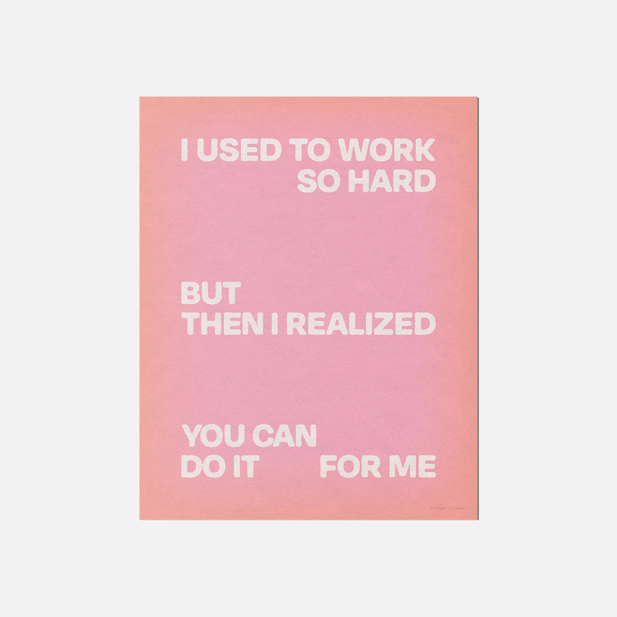 REALIZED PRINT