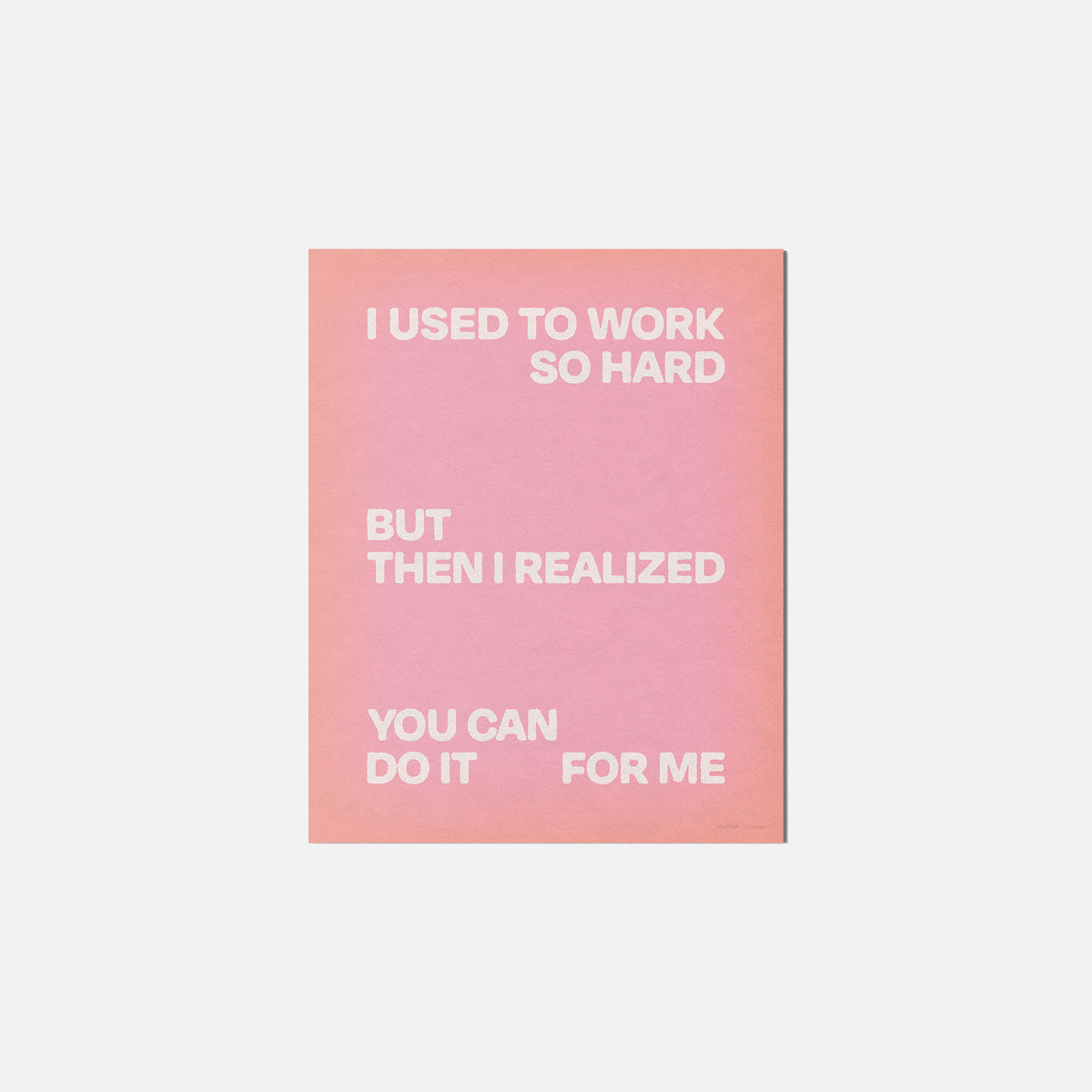REALIZED PRINT