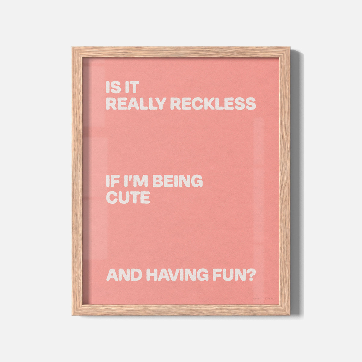 RECKLESS PRINT