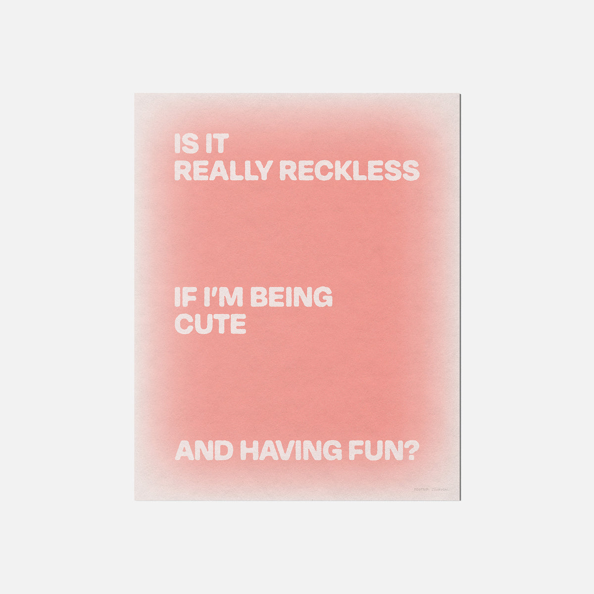 RECKLESS PRINT