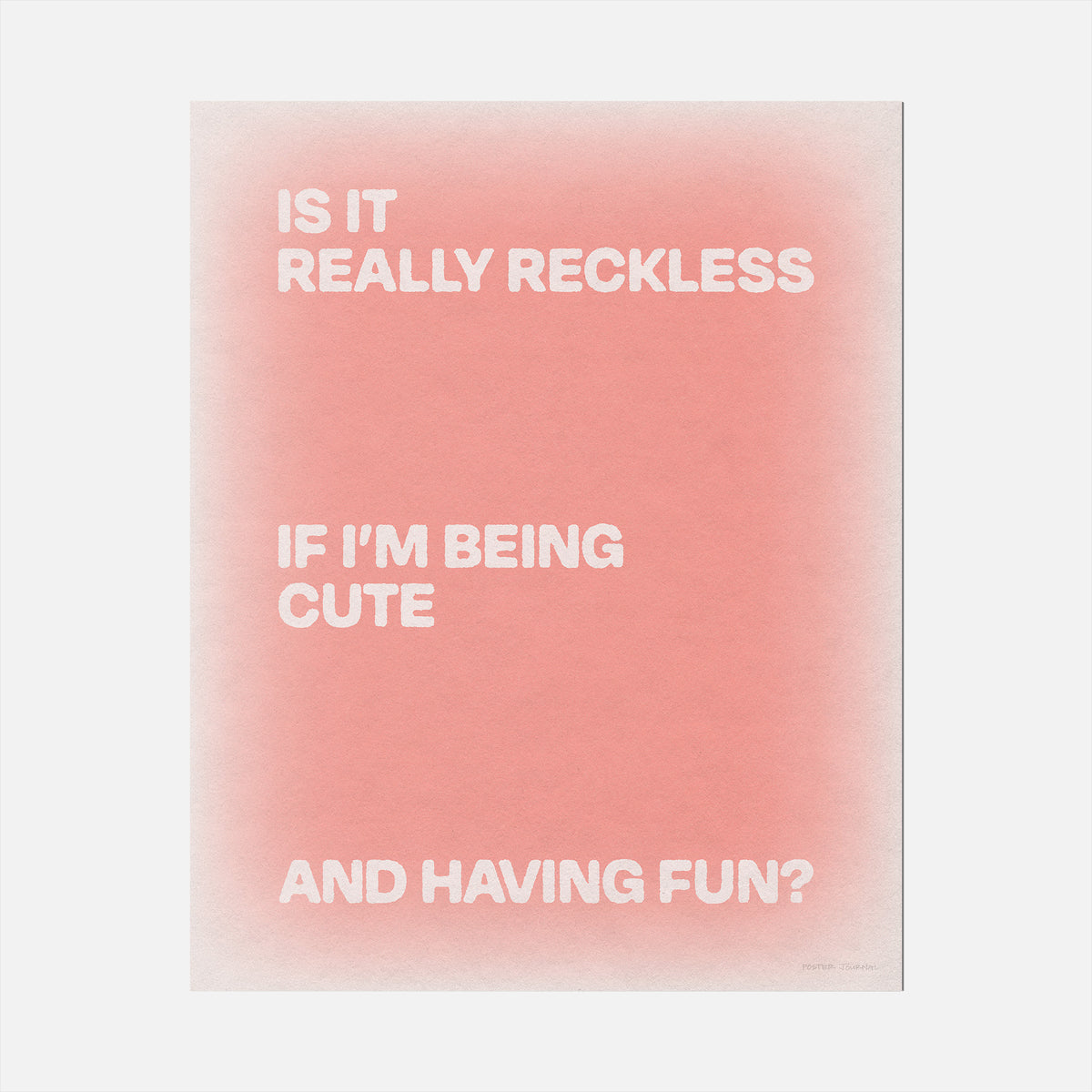 RECKLESS PRINT
