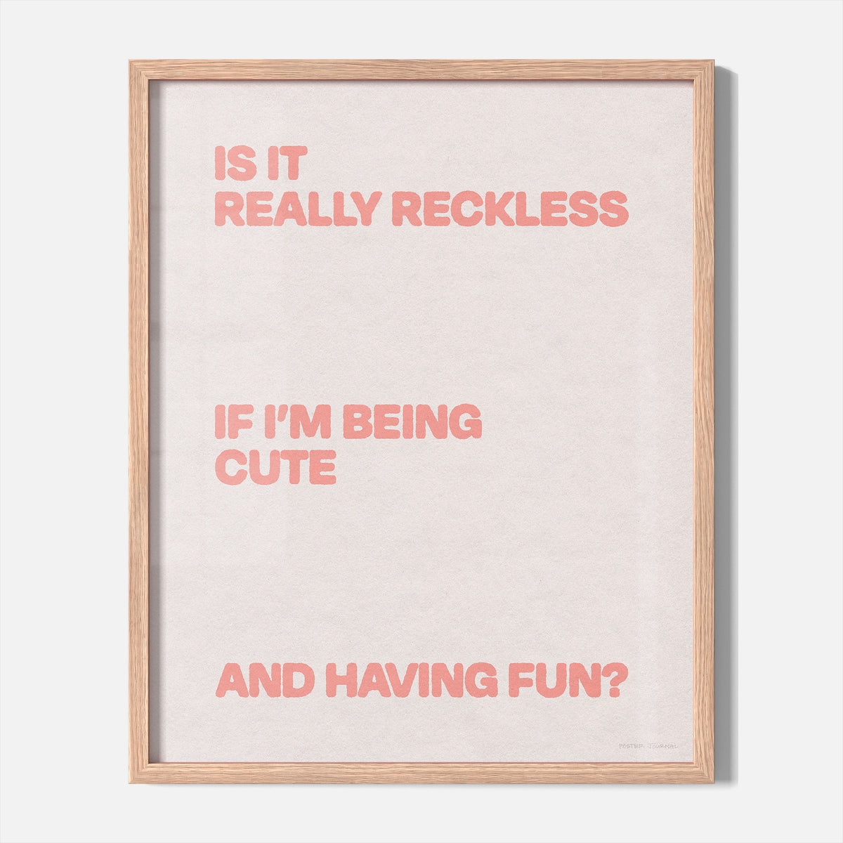 RECKLESS PRINT