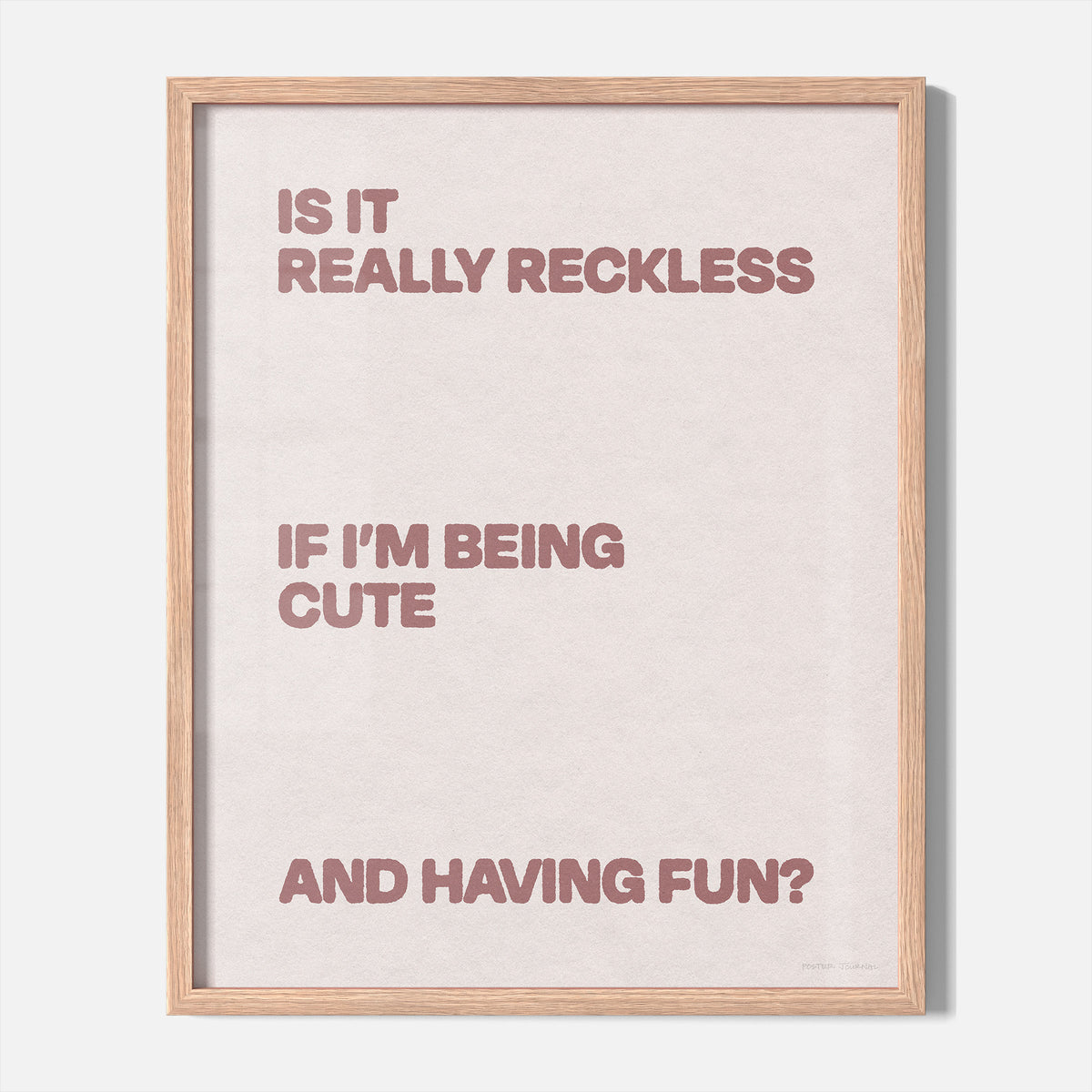 RECKLESS PRINT