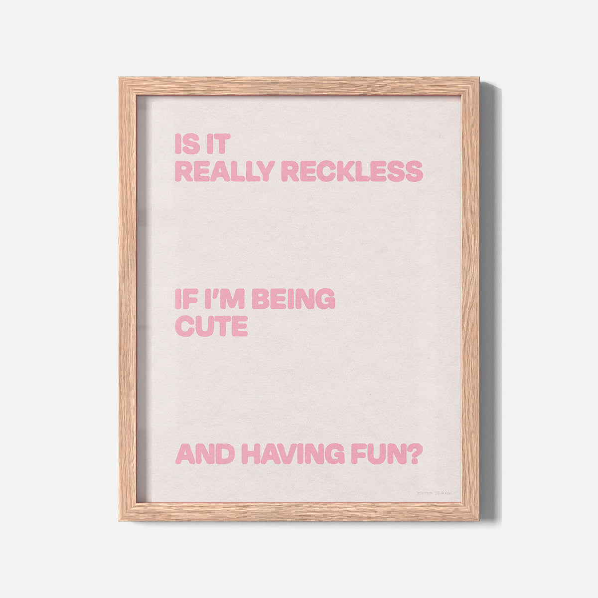 RECKLESS PRINT