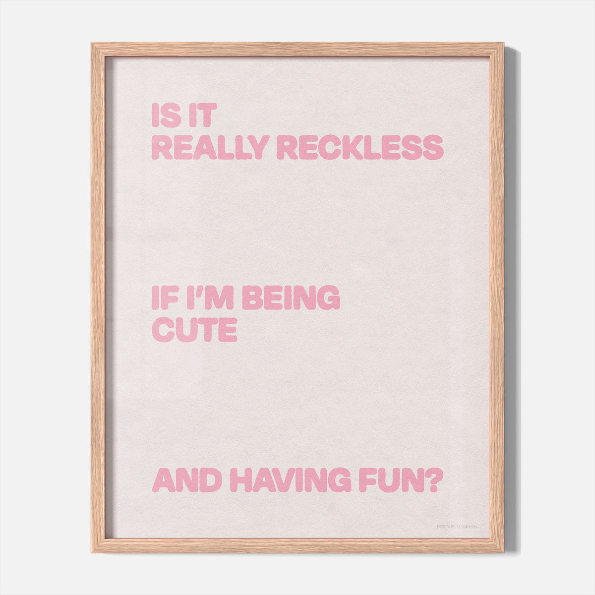RECKLESS PRINT