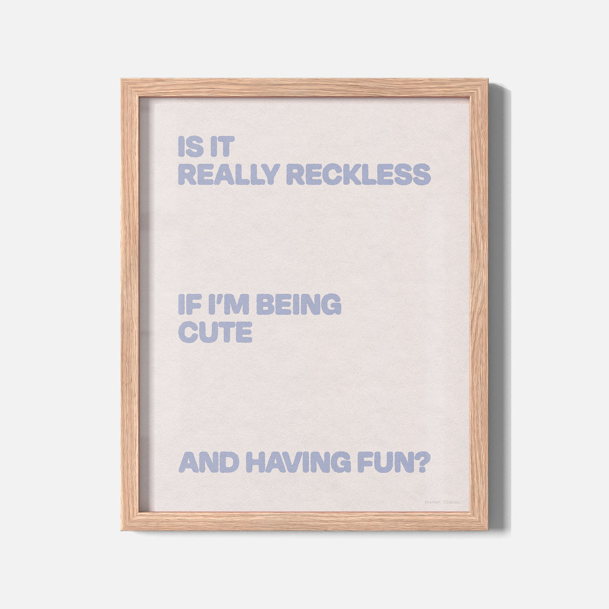 RECKLESS PRINT