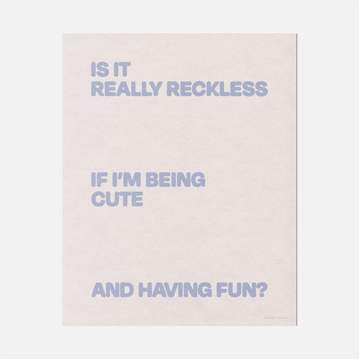 RECKLESS PRINT