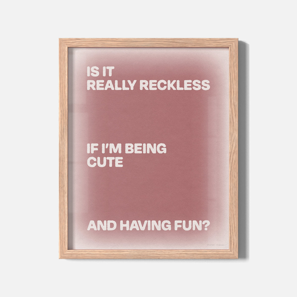 RECKLESS PRINT