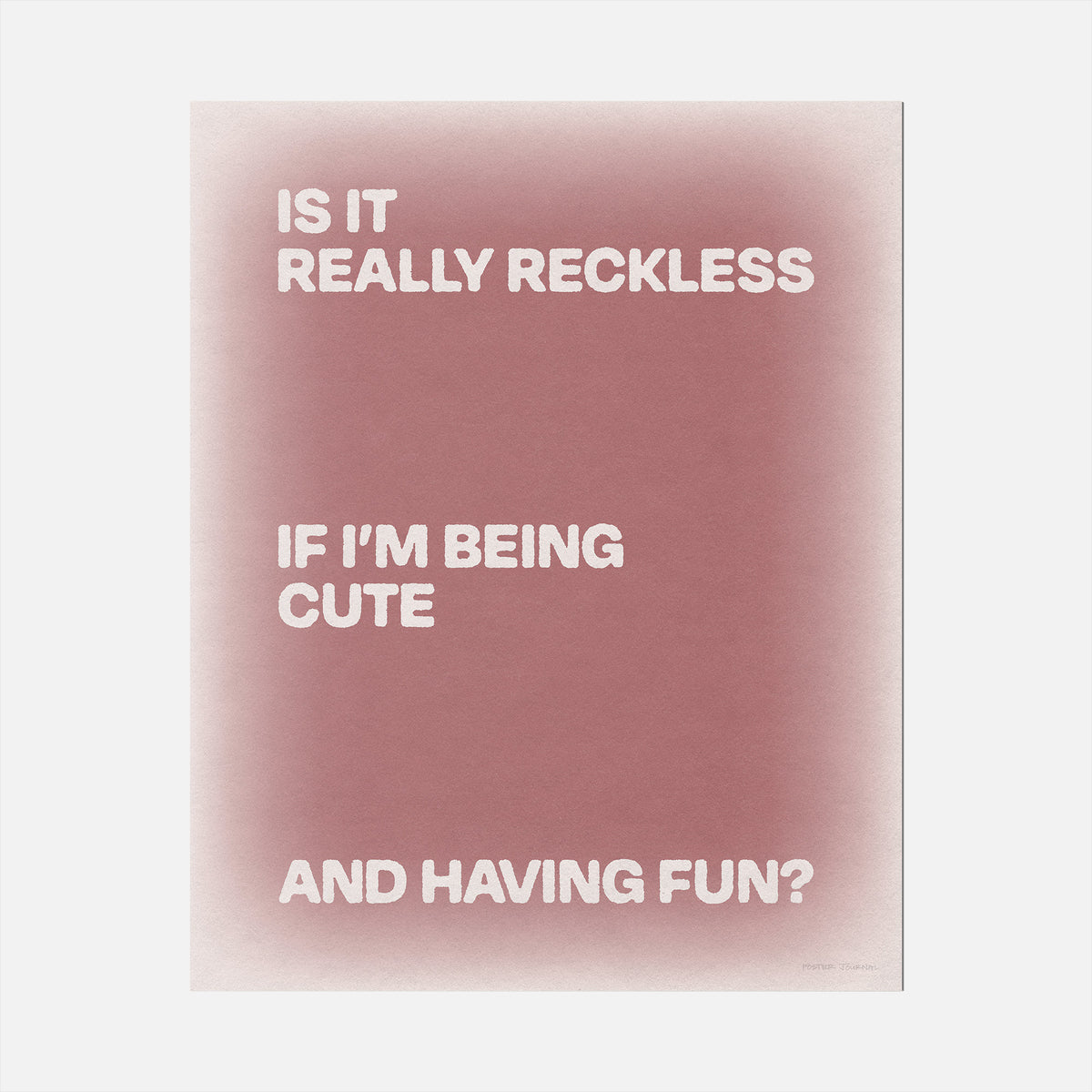 RECKLESS PRINT