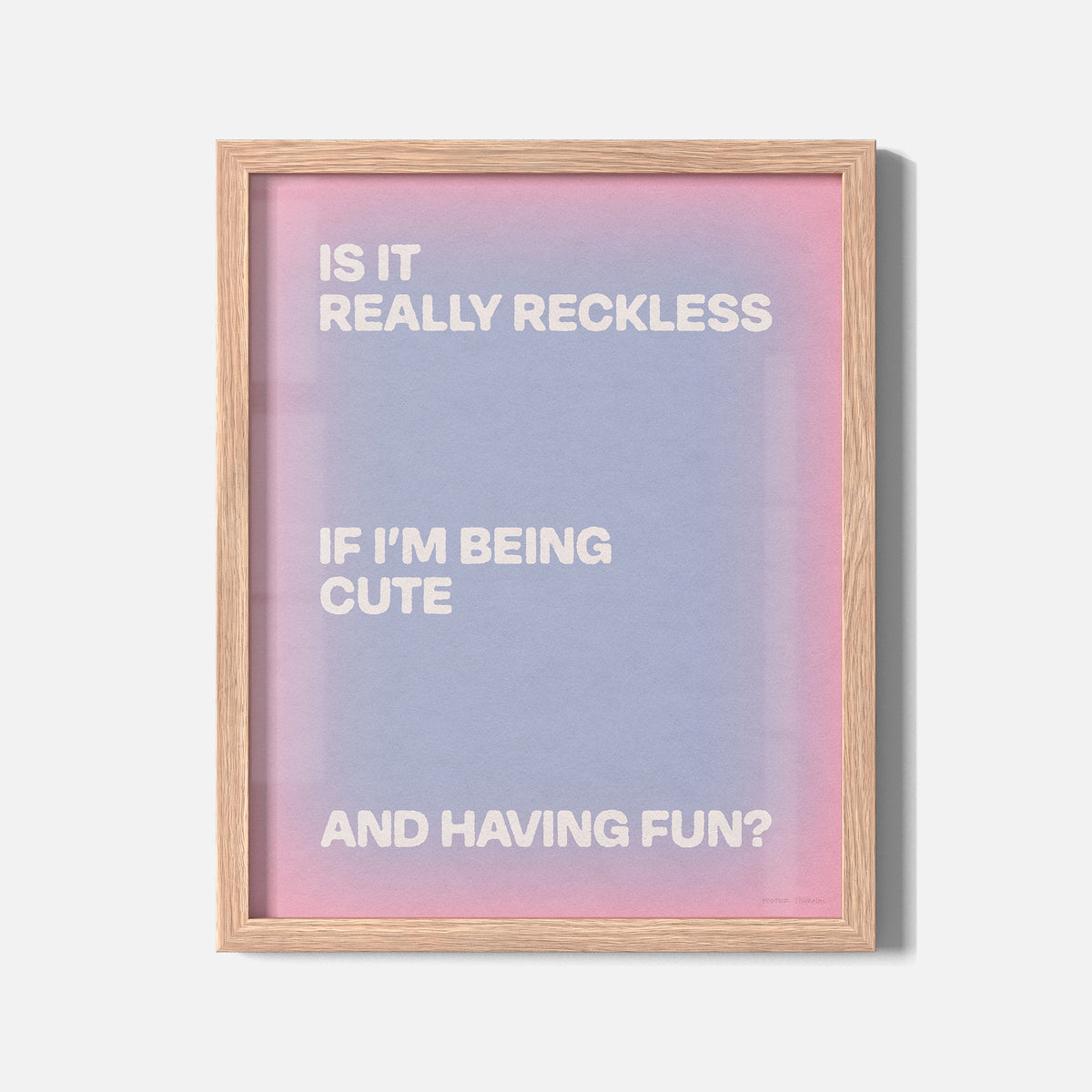 RECKLESS PRINT