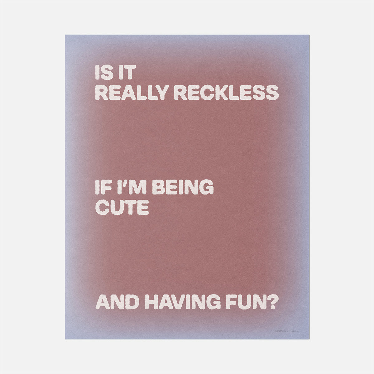 RECKLESS PRINT