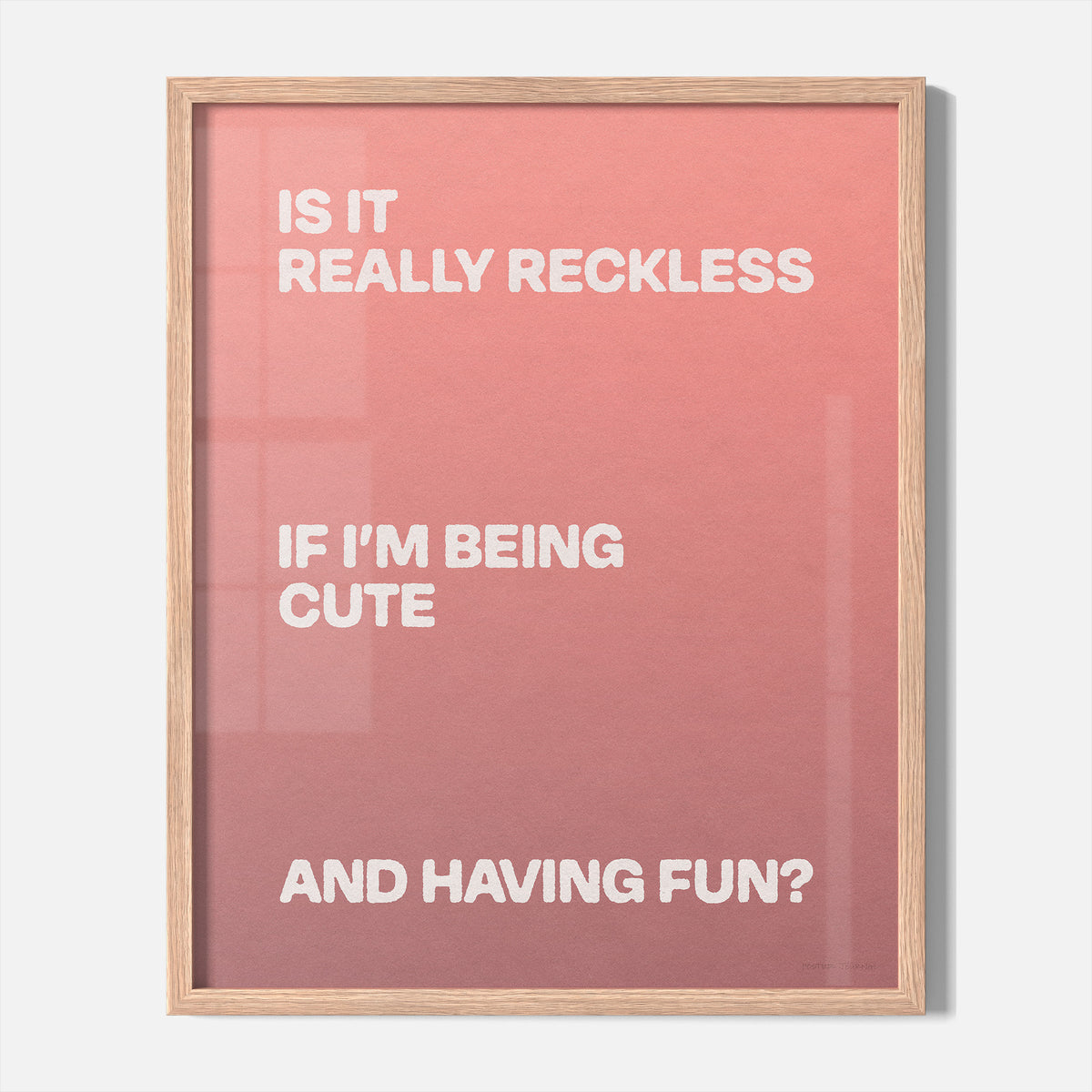 RECKLESS PRINT