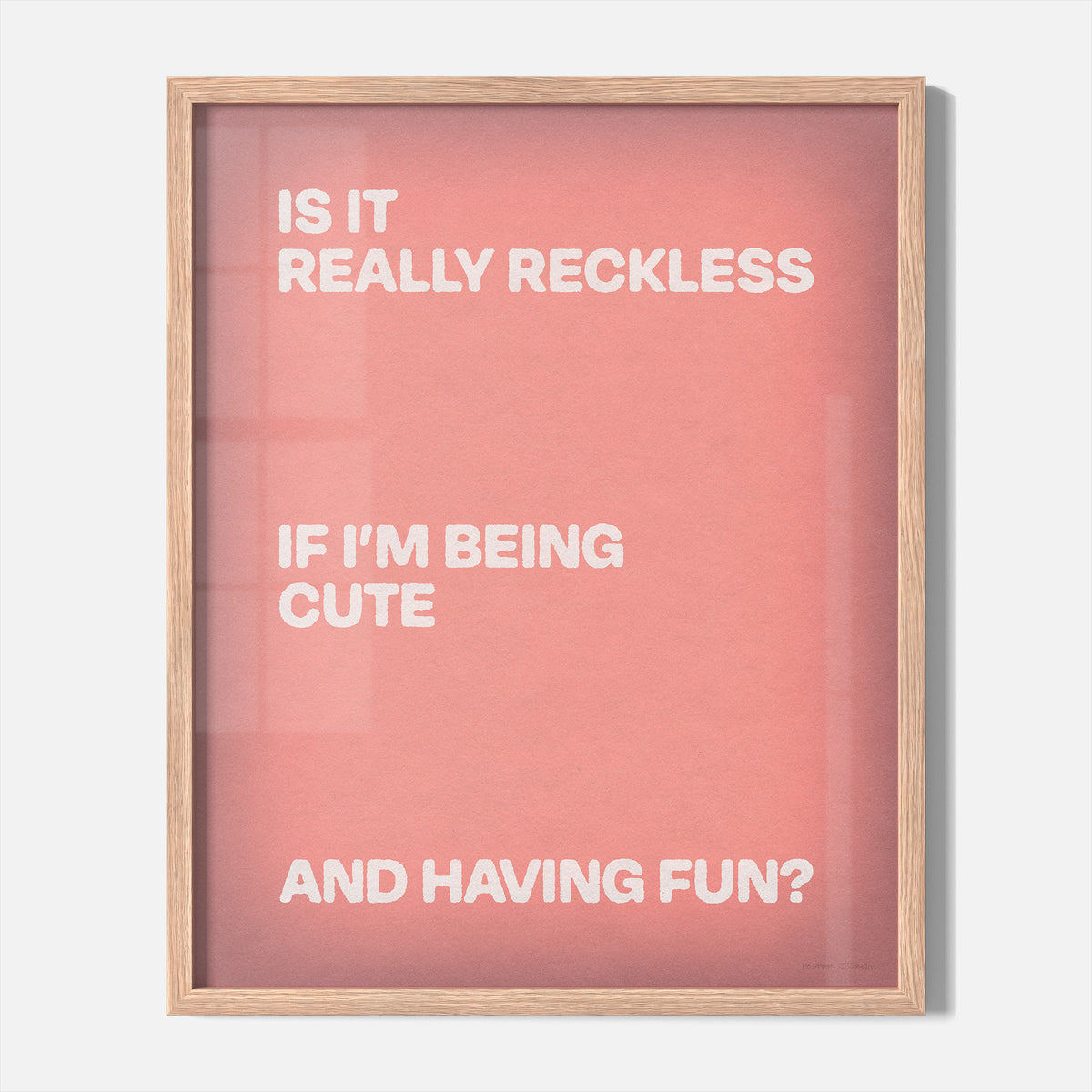 RECKLESS PRINT