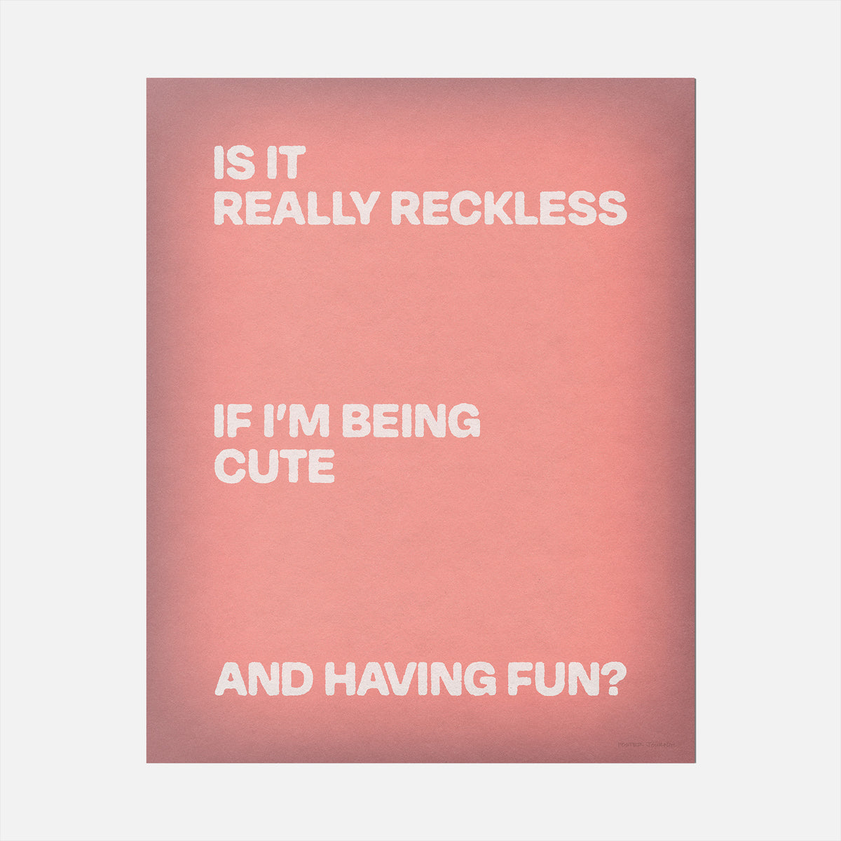 RECKLESS PRINT