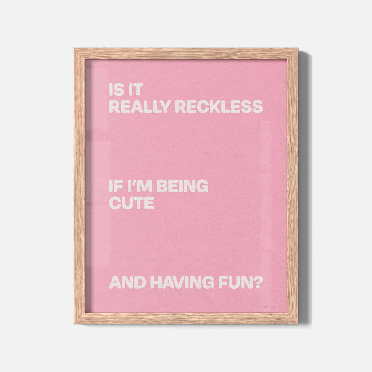 RECKLESS PRINT