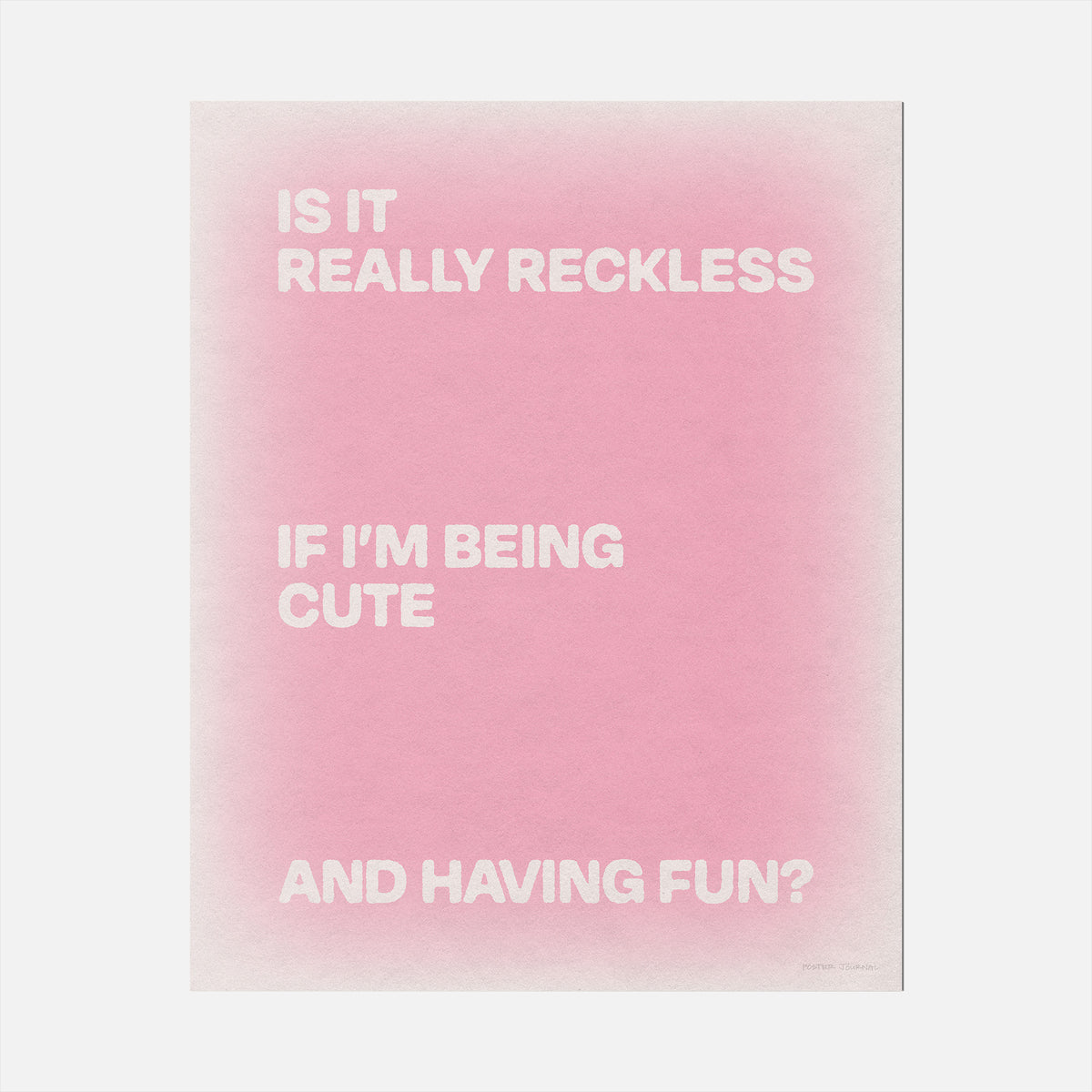 RECKLESS PRINT