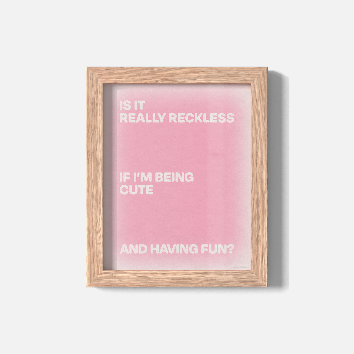 RECKLESS PRINT
