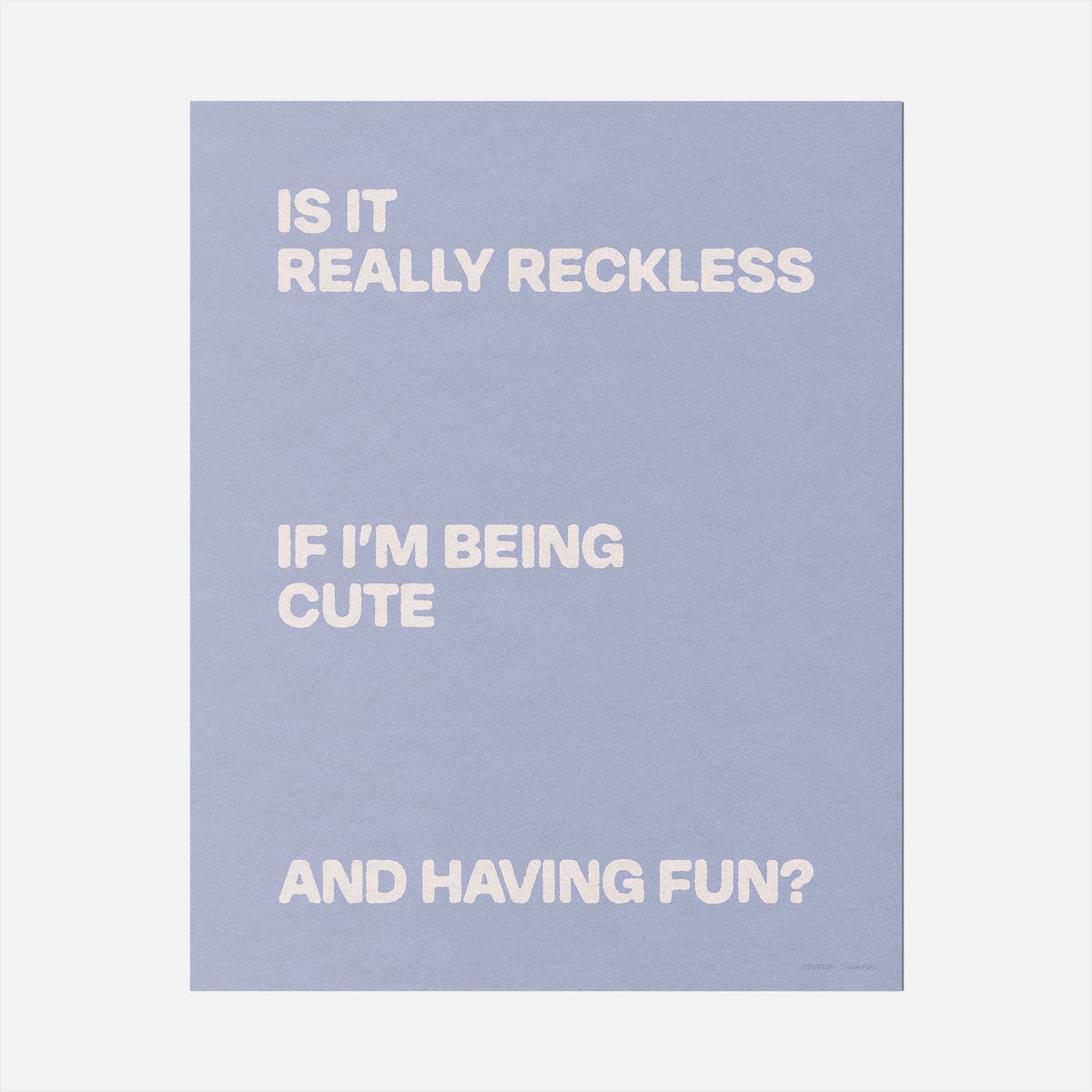 RECKLESS PRINT