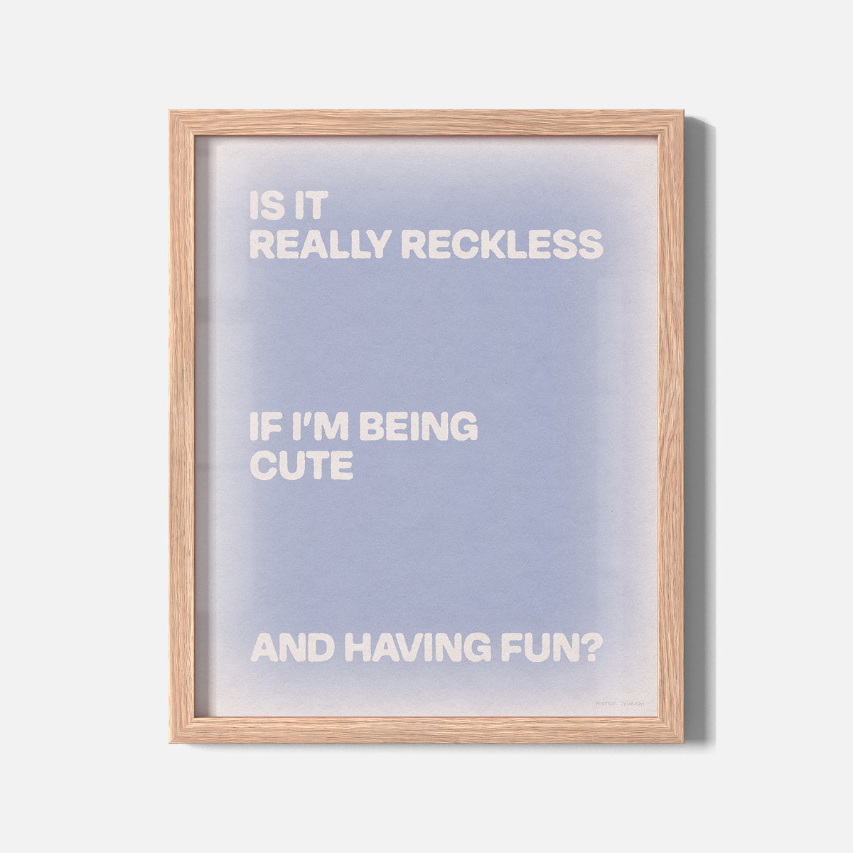 RECKLESS PRINT