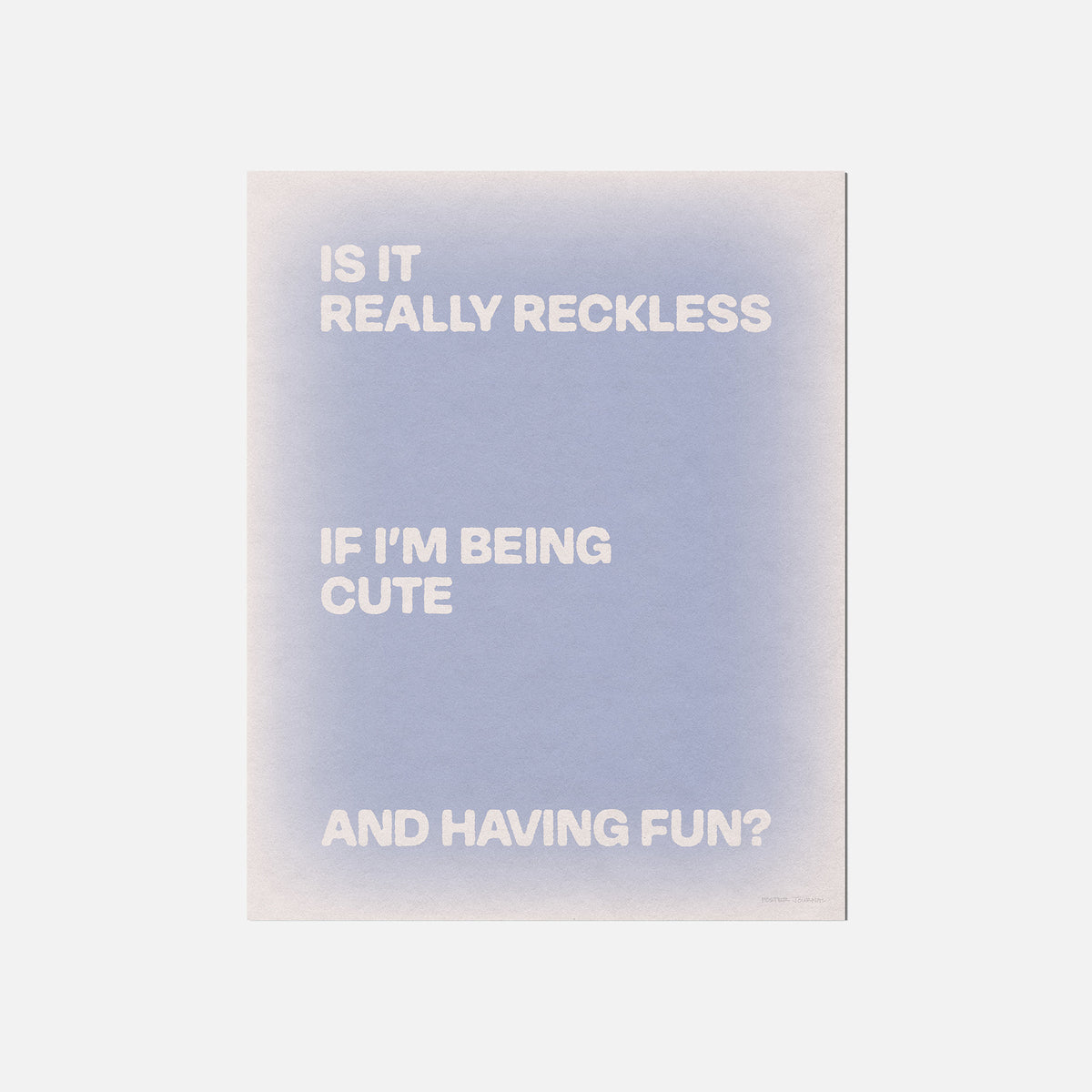 RECKLESS PRINT