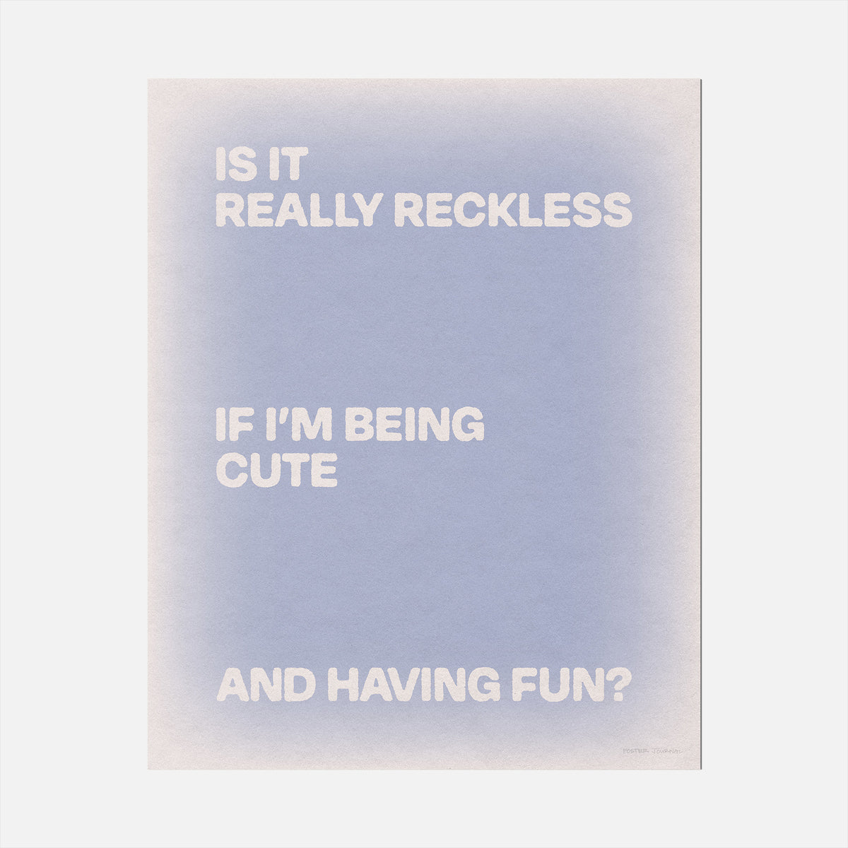 RECKLESS PRINT