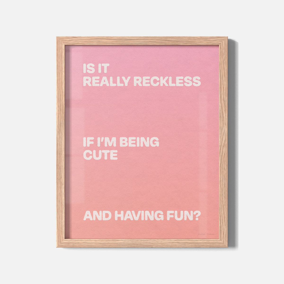 RECKLESS PRINT