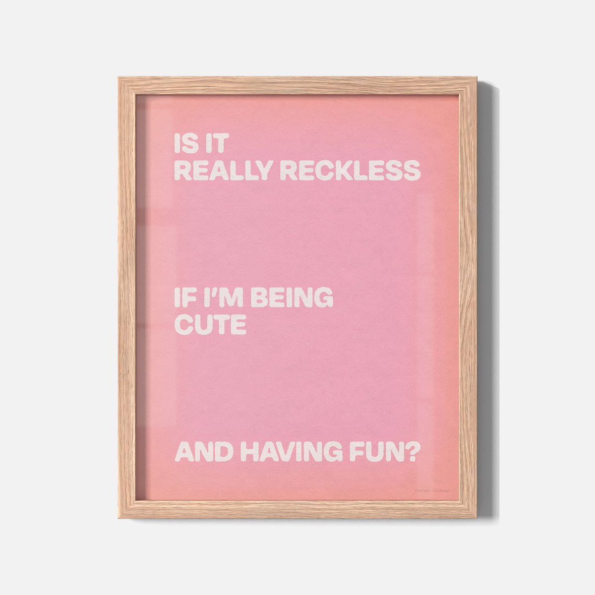 RECKLESS PRINT