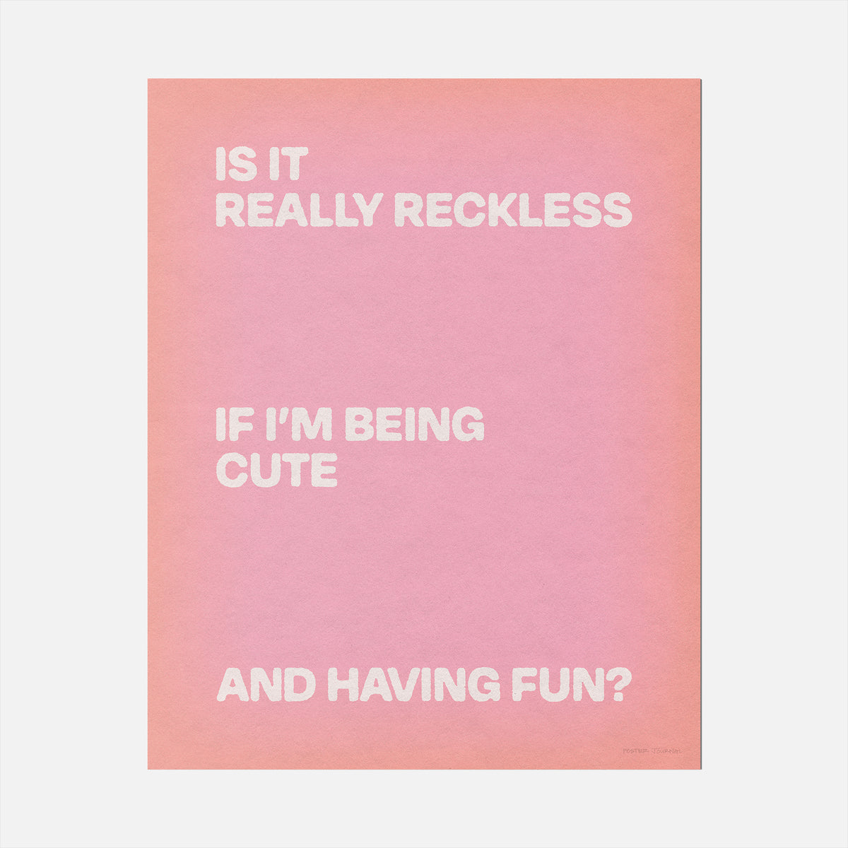RECKLESS PRINT
