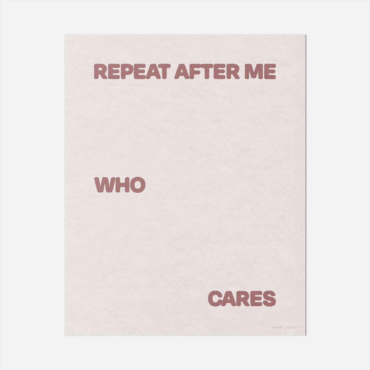 REPEAT PRINT