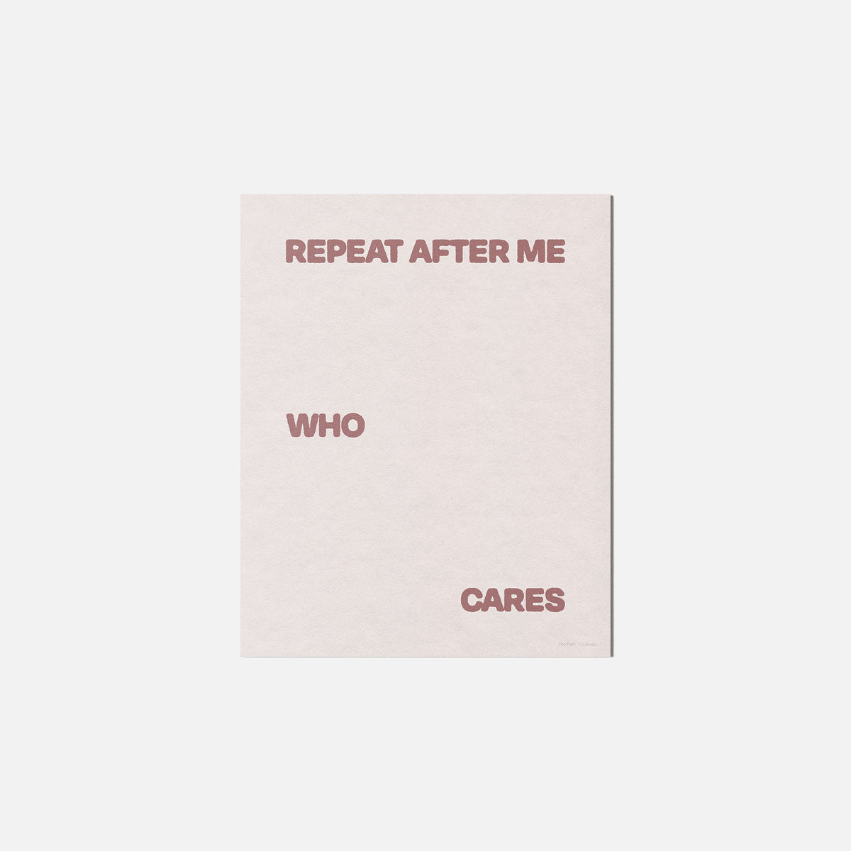 REPEAT PRINT