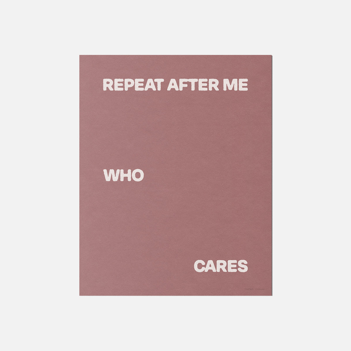 REPEAT PRINT
