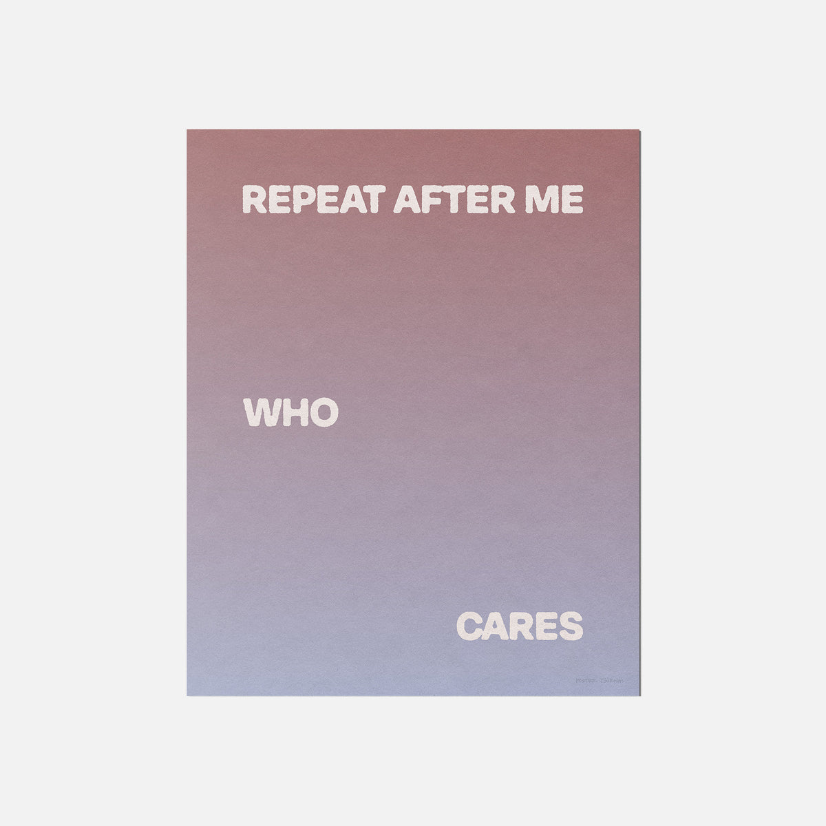REPEAT PRINT