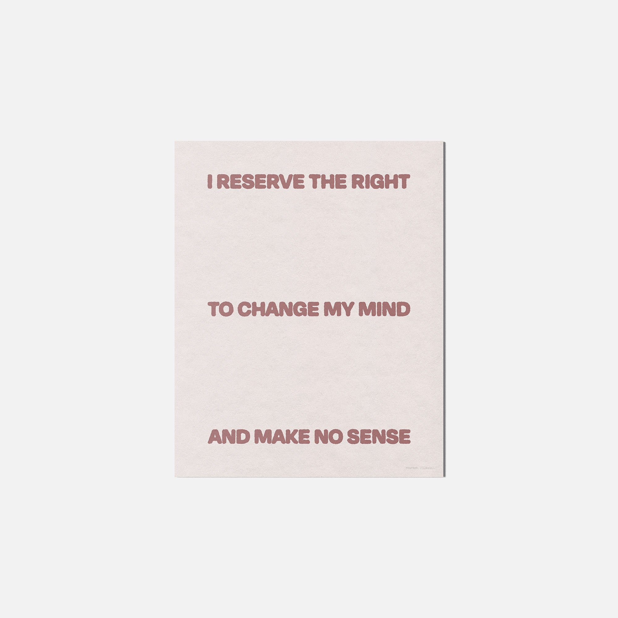 RESERVE PRINT