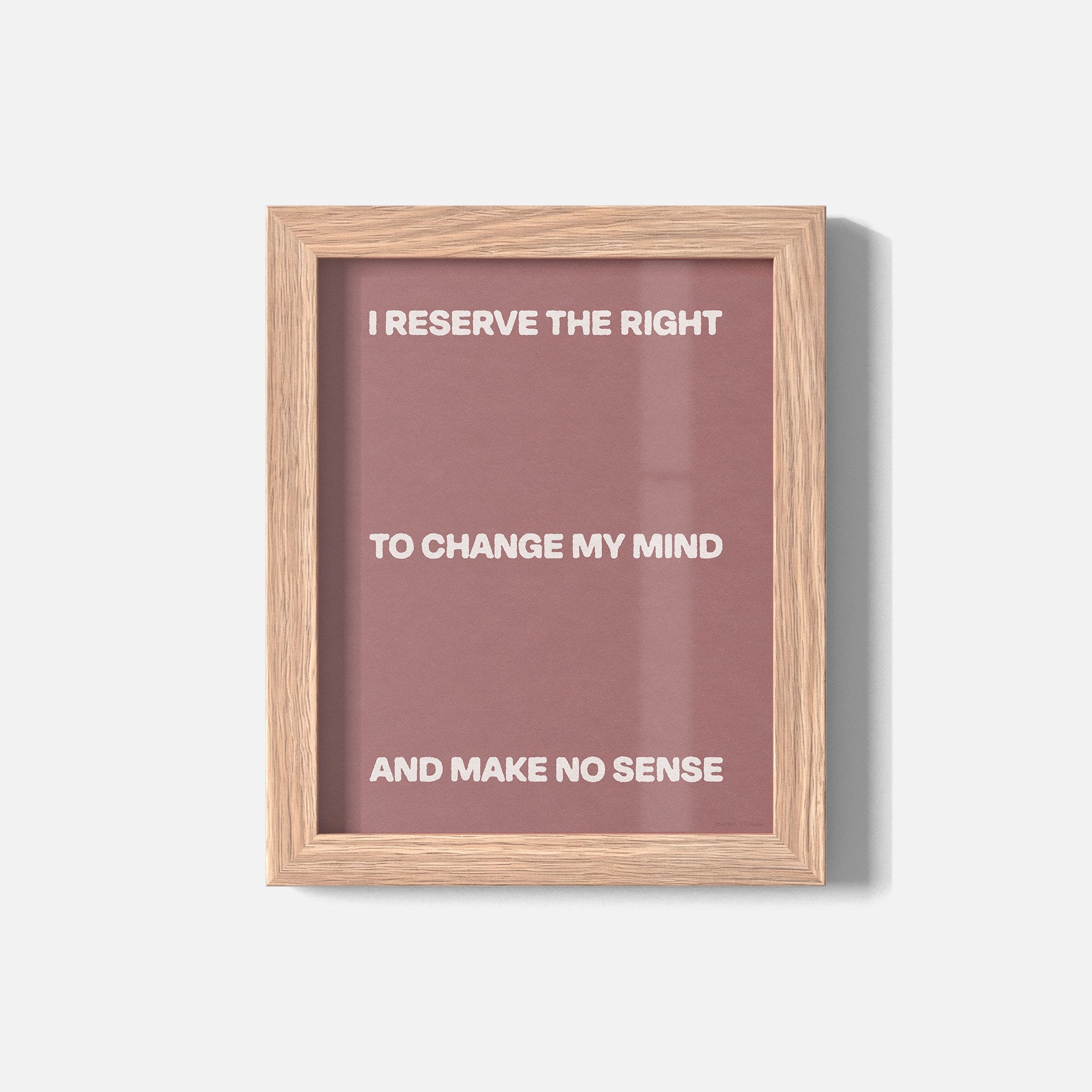 RESERVE PRINT
