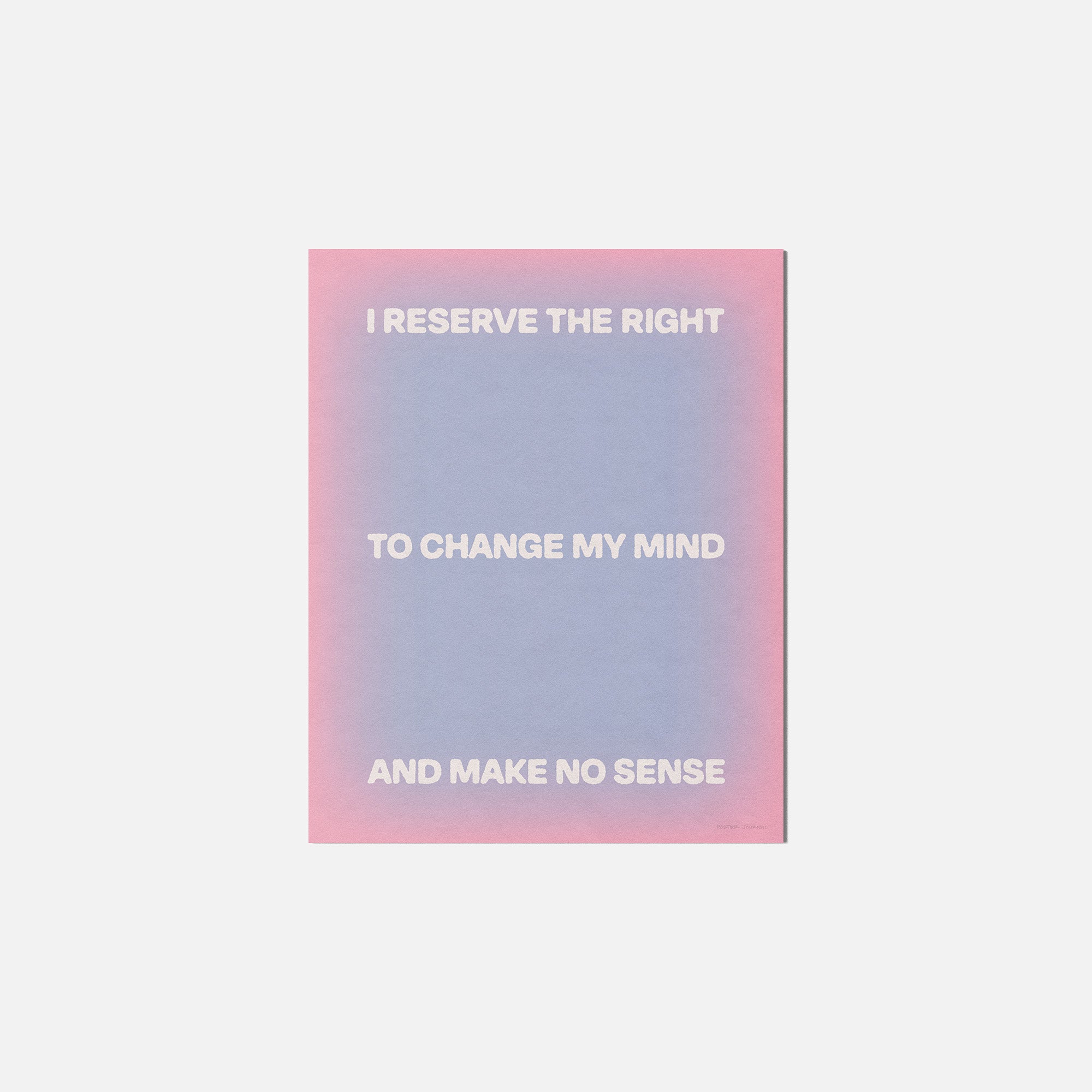 RESERVE PRINT