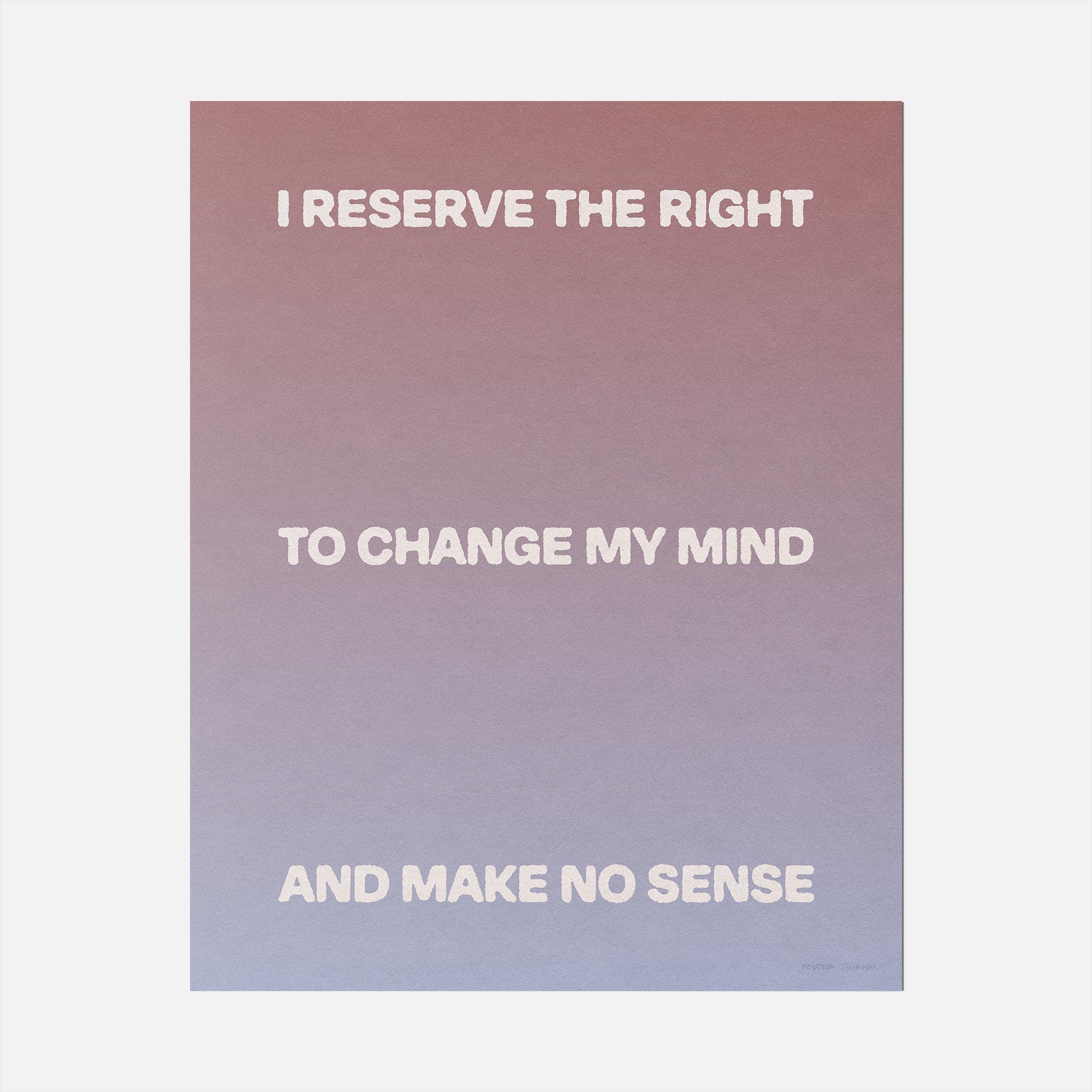 RESERVE PRINT