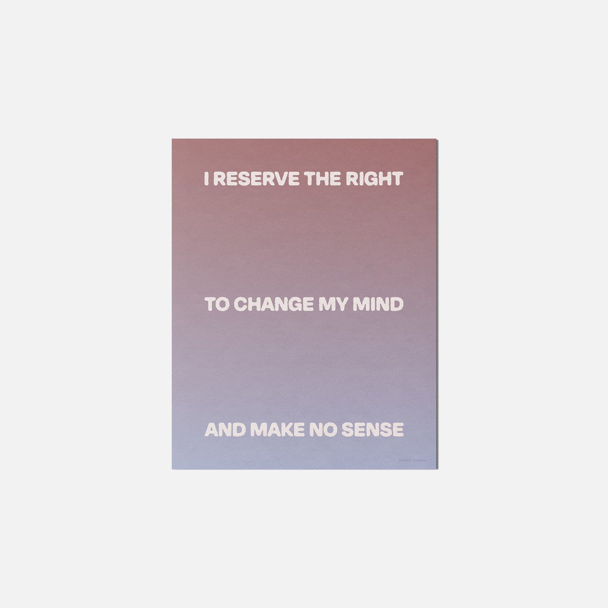 RESERVE PRINT