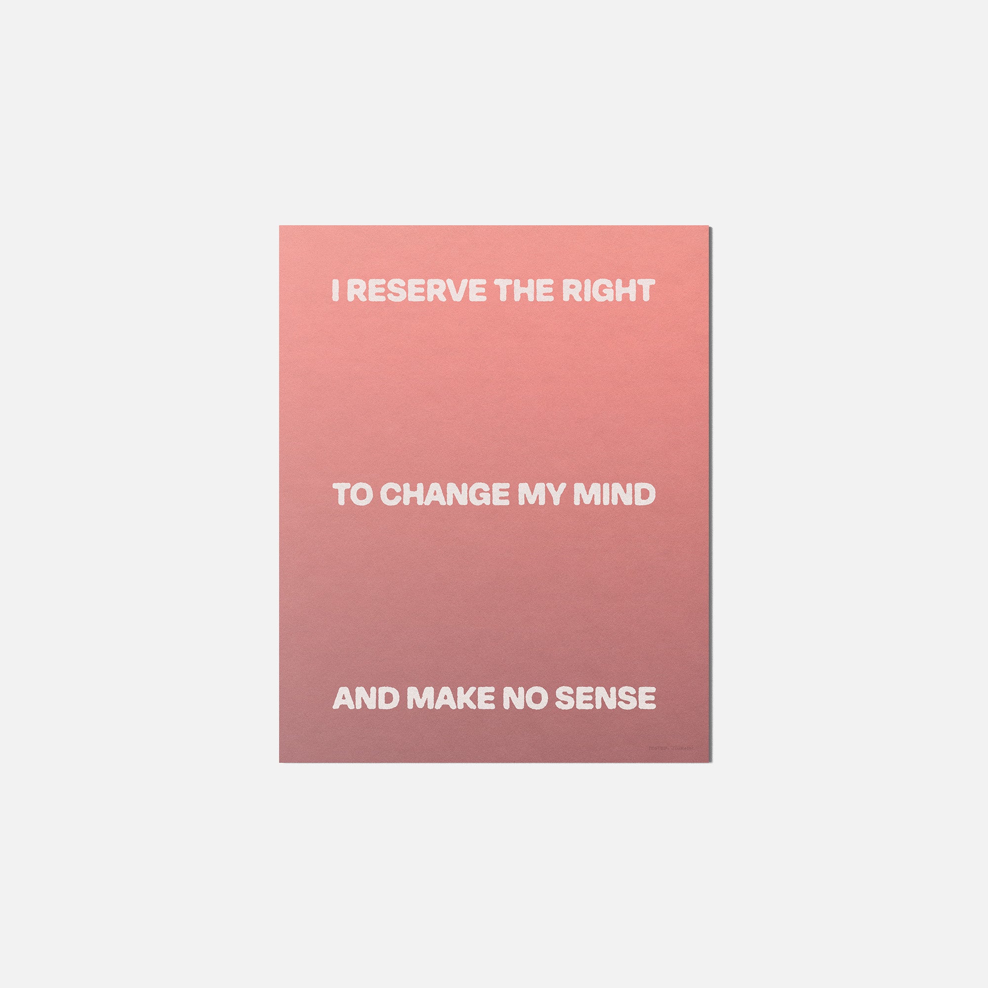 RESERVE PRINT