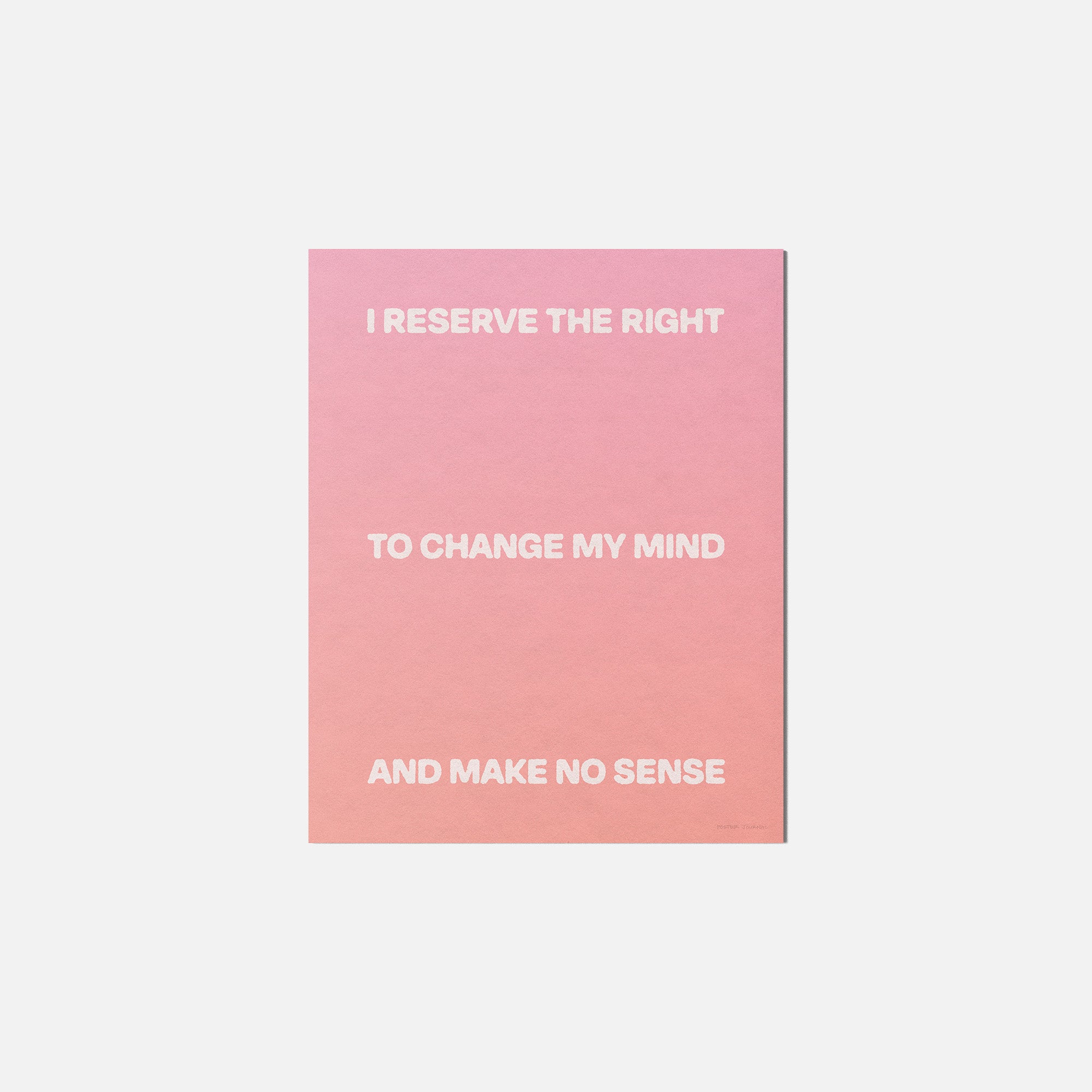RESERVE PRINT