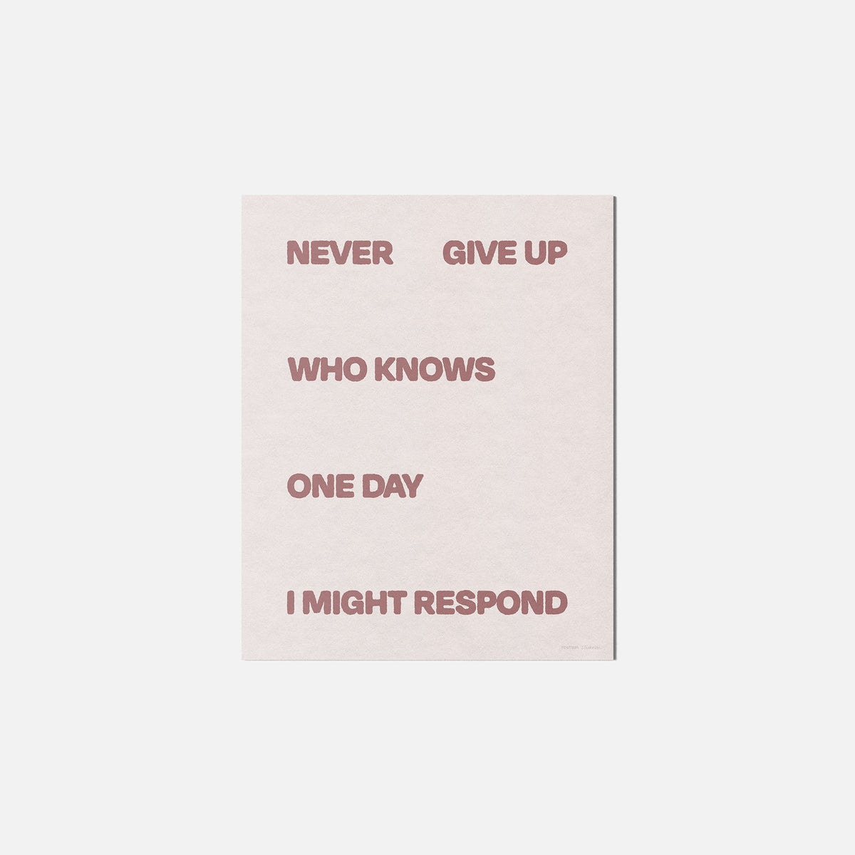 RESPOND PRINT