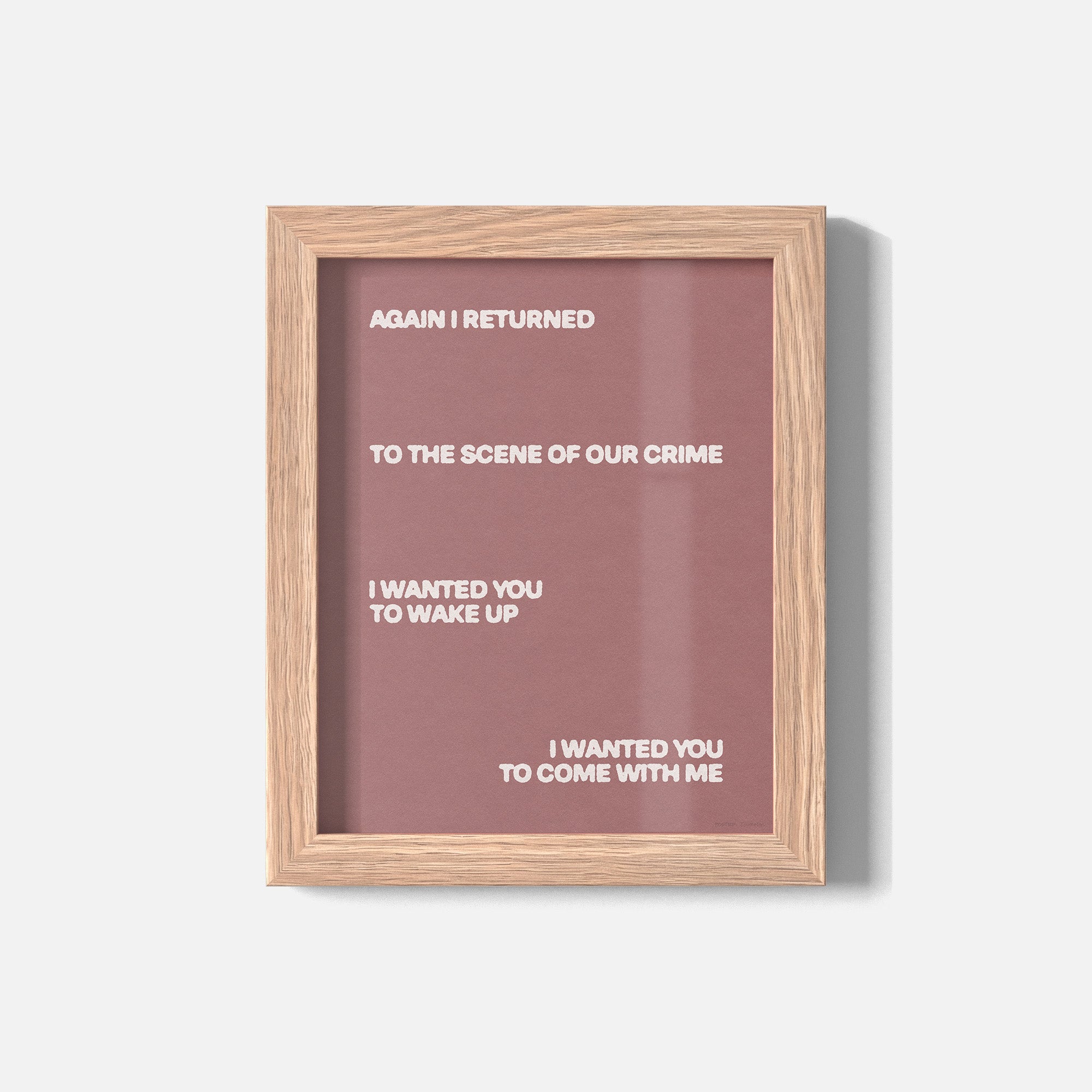 RETURNED PRINT