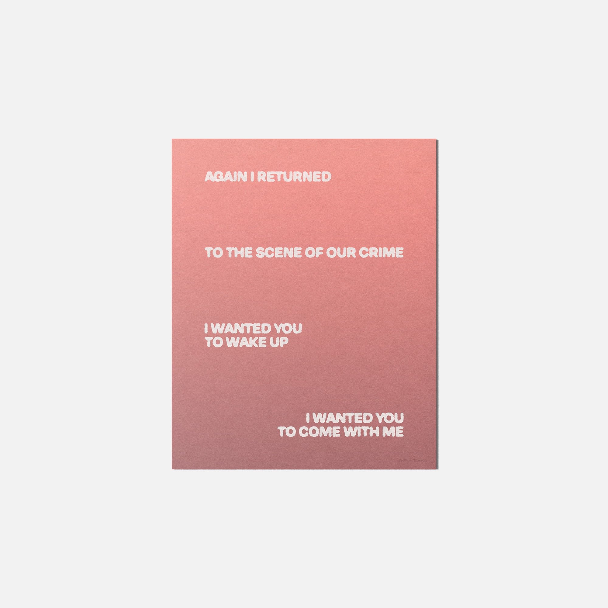 RETURNED PRINT