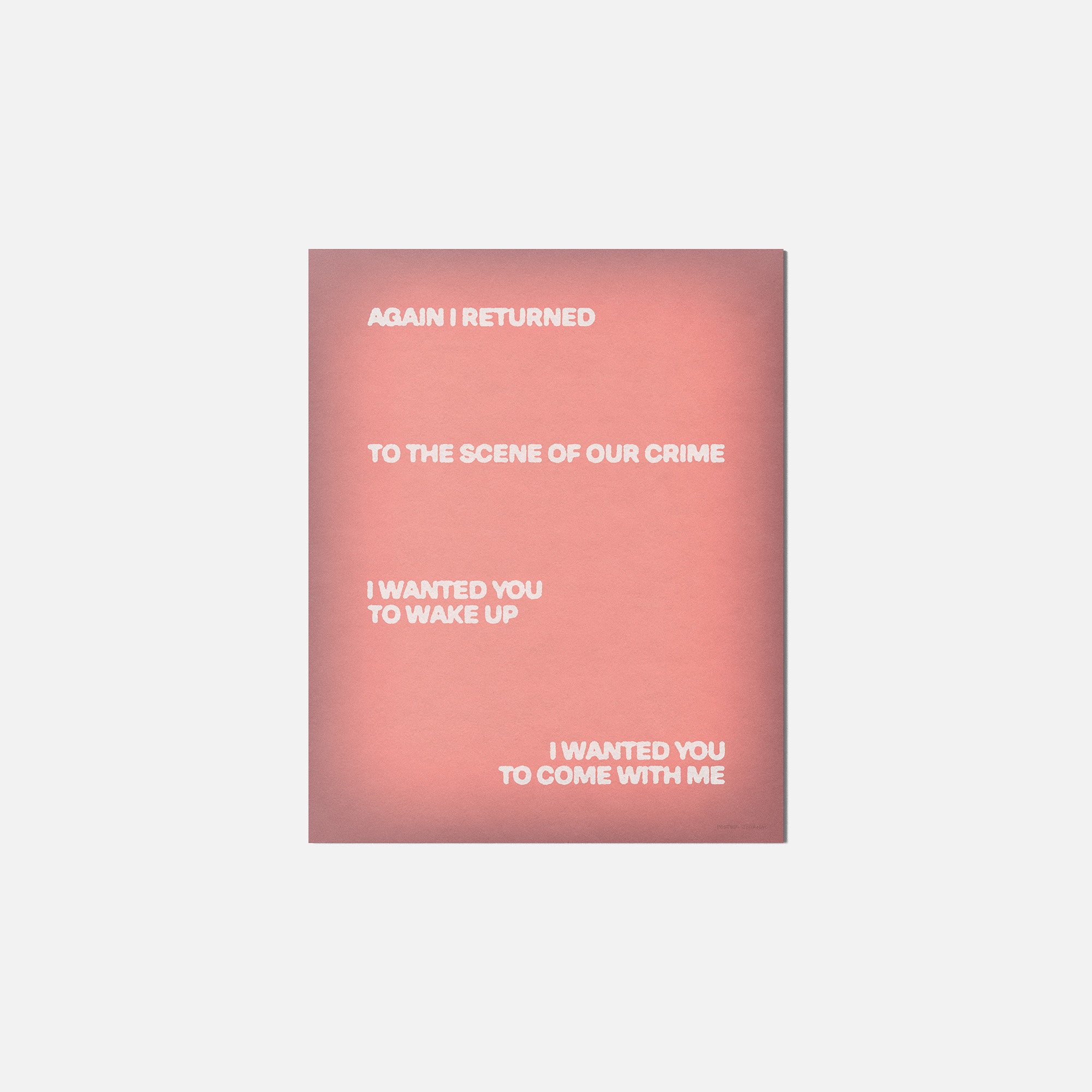 RETURNED PRINT