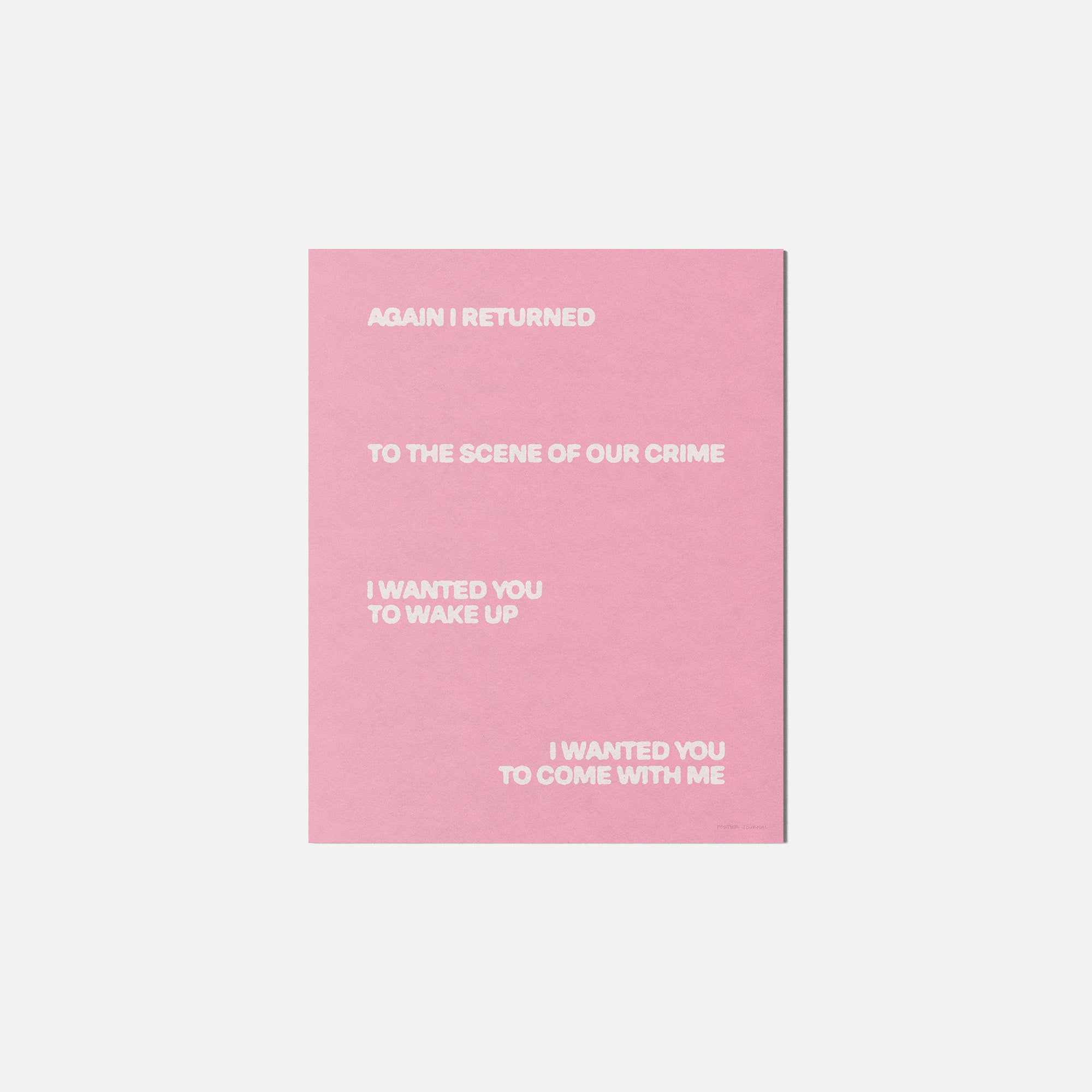 RETURNED PRINT