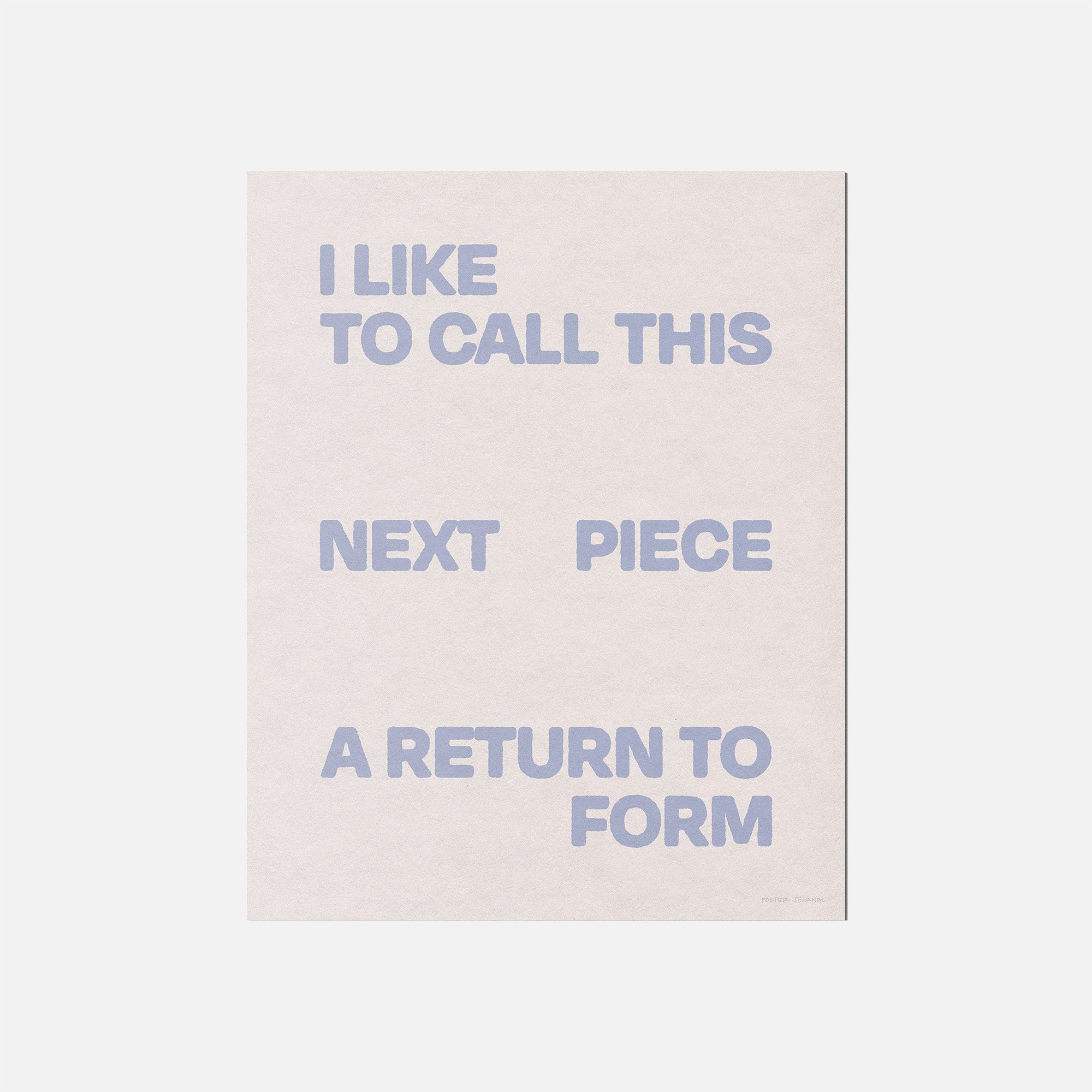 RETURN PRINT
