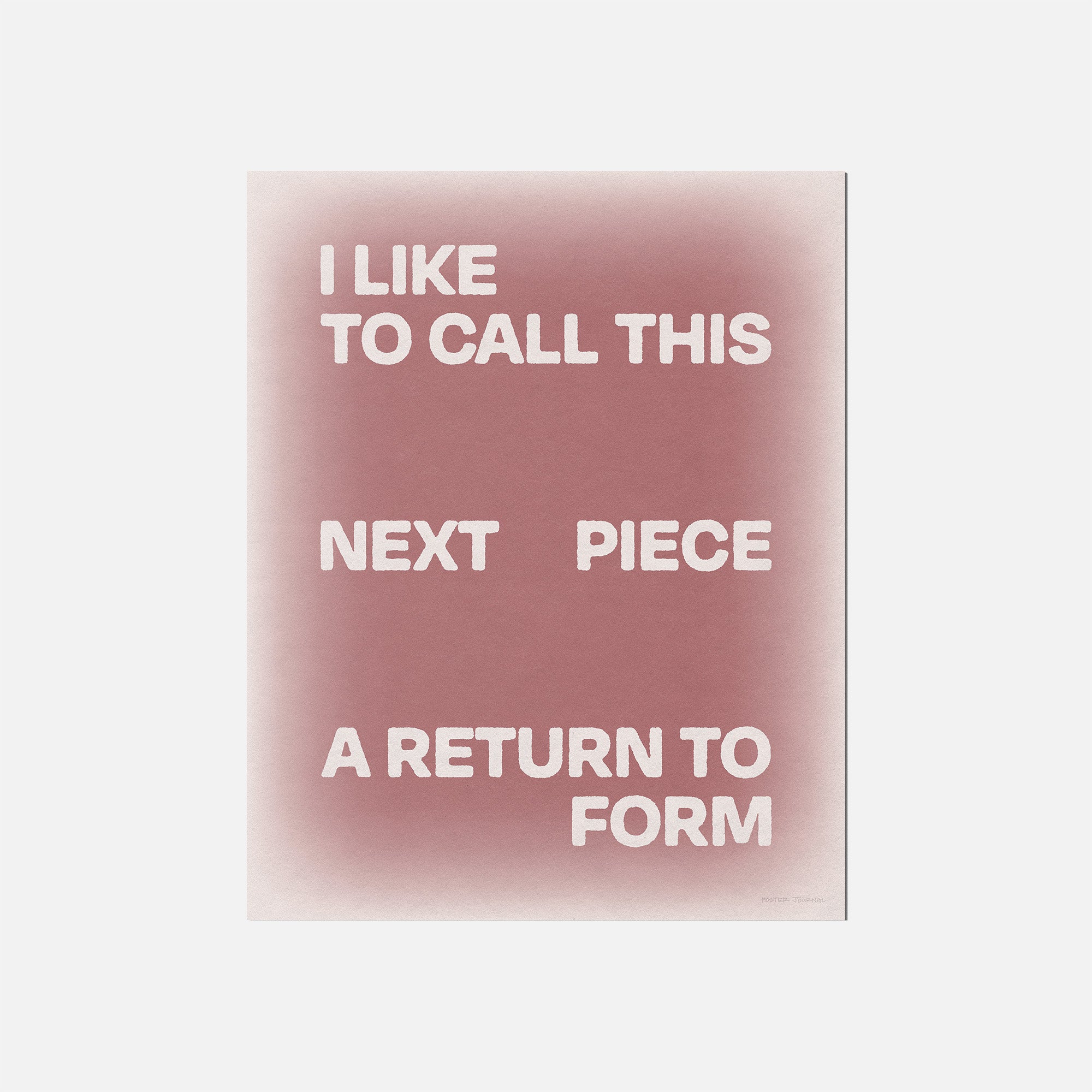RETURN PRINT