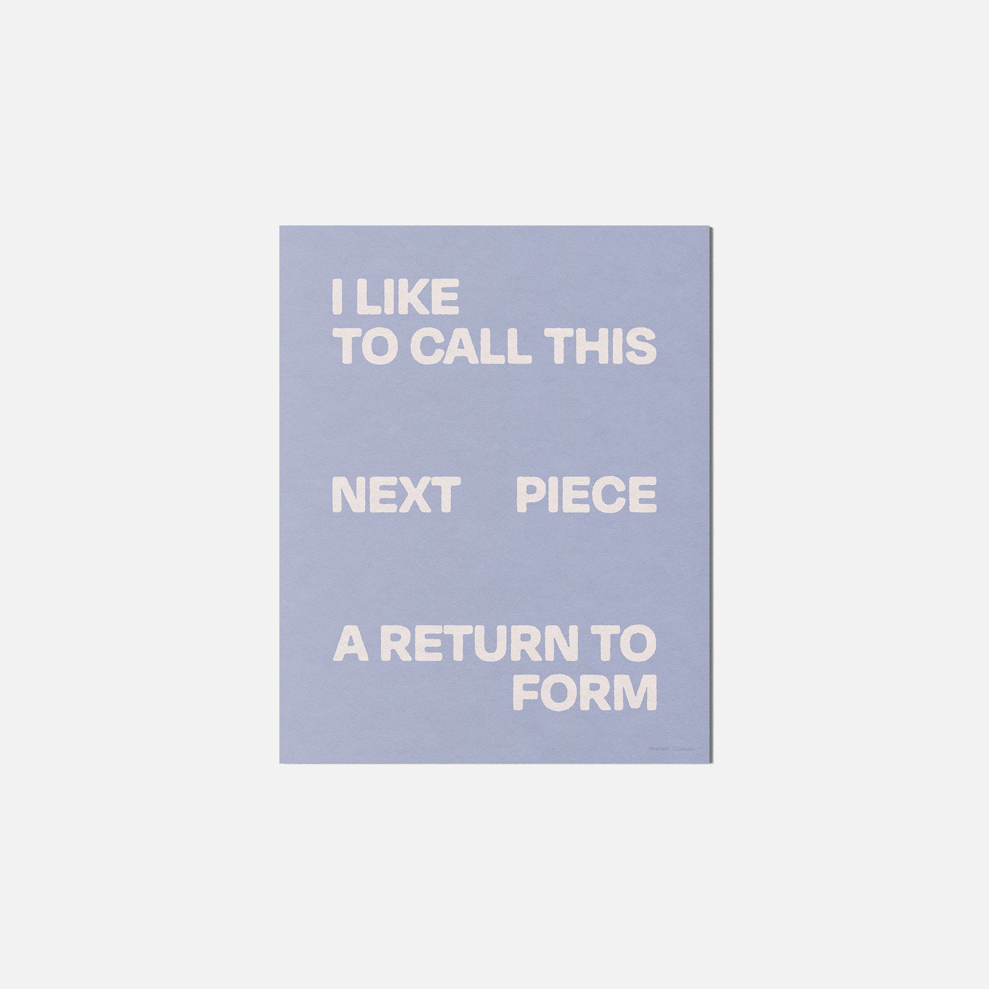 RETURN PRINT