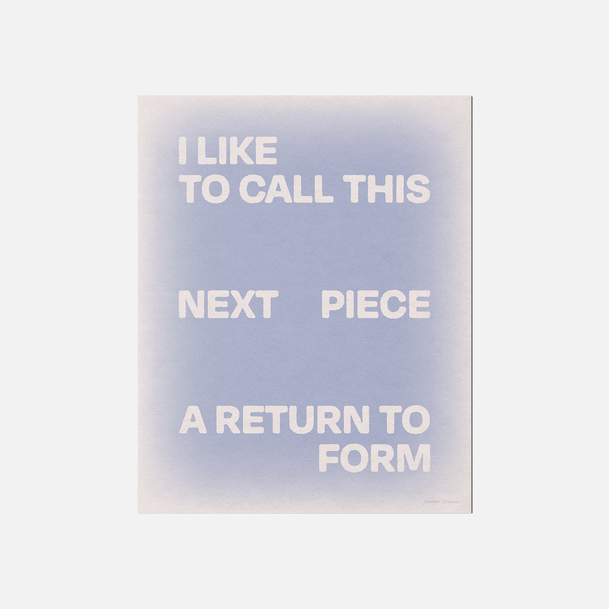 RETURN PRINT