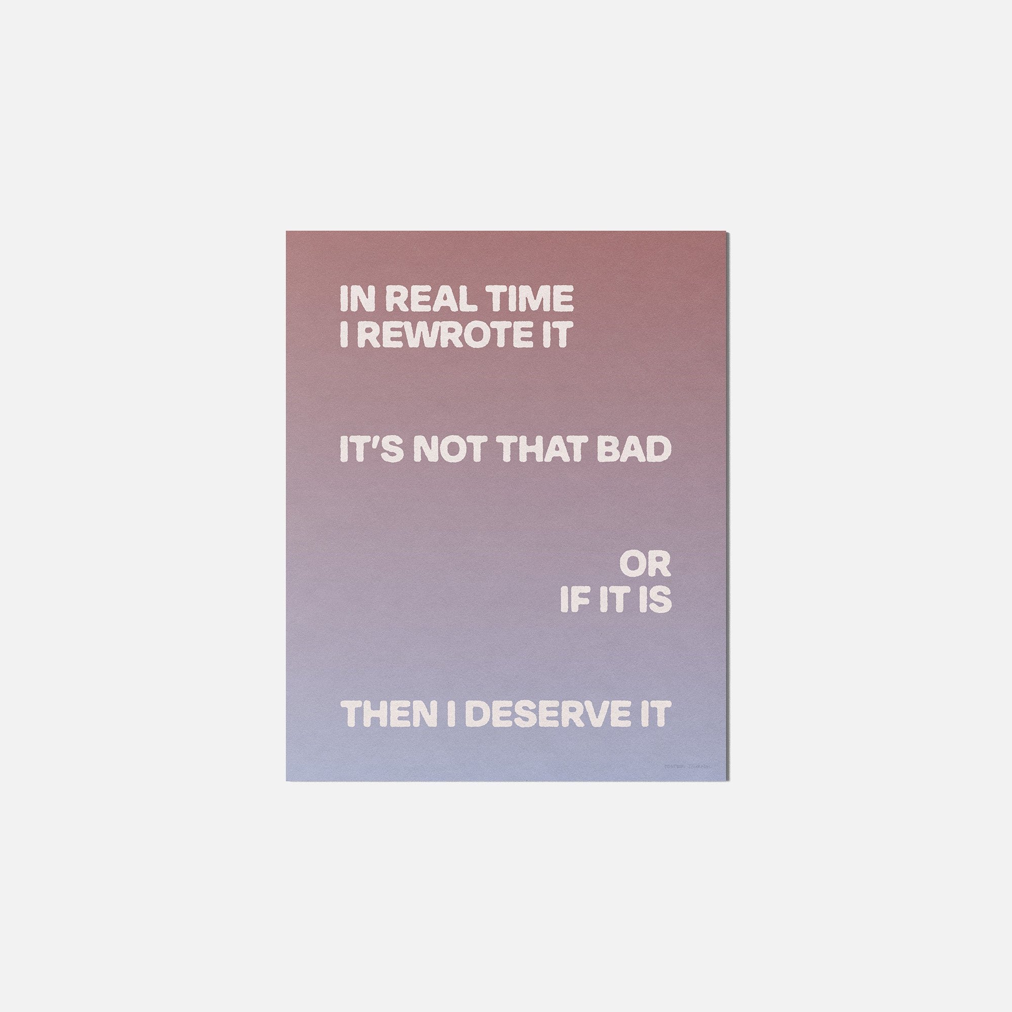 REWROTE PRINT